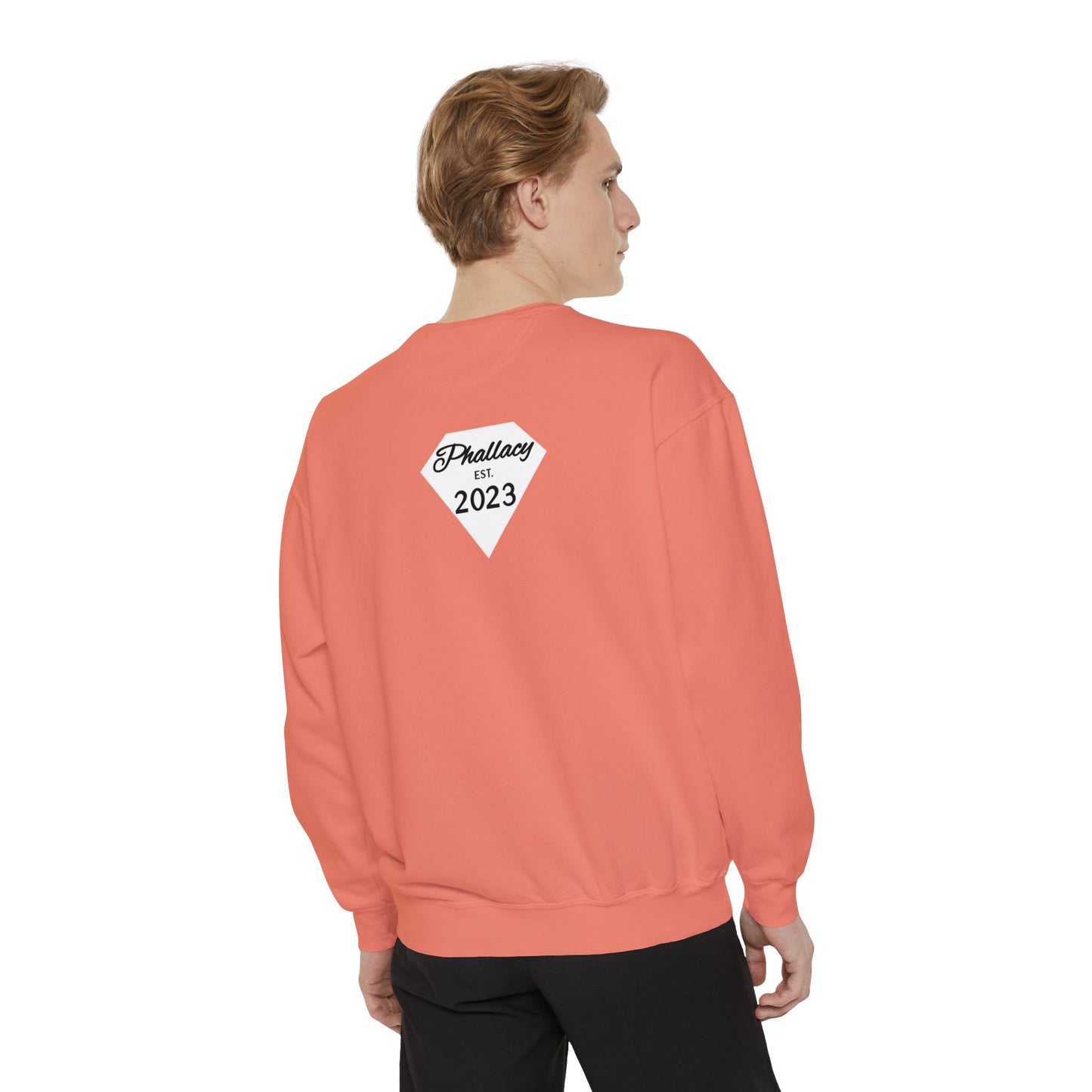 Phallacy Diamond Unisex Garment-Dyed Sweatshirt