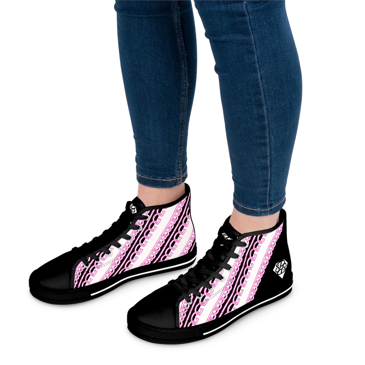 Phallacy BIG Designer Women's High Top Sneakers