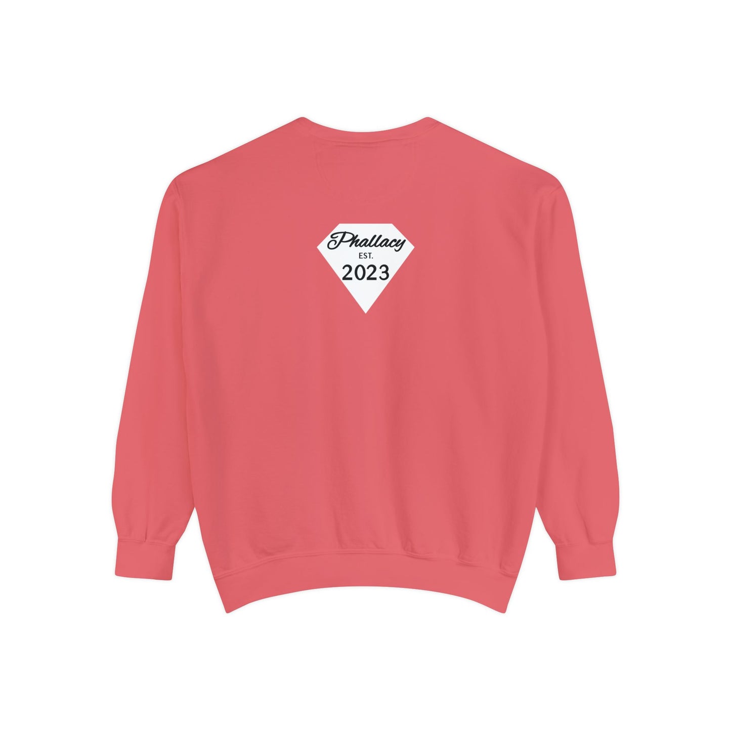 Phallacy Diamond Unisex Garment-Dyed Sweatshirt