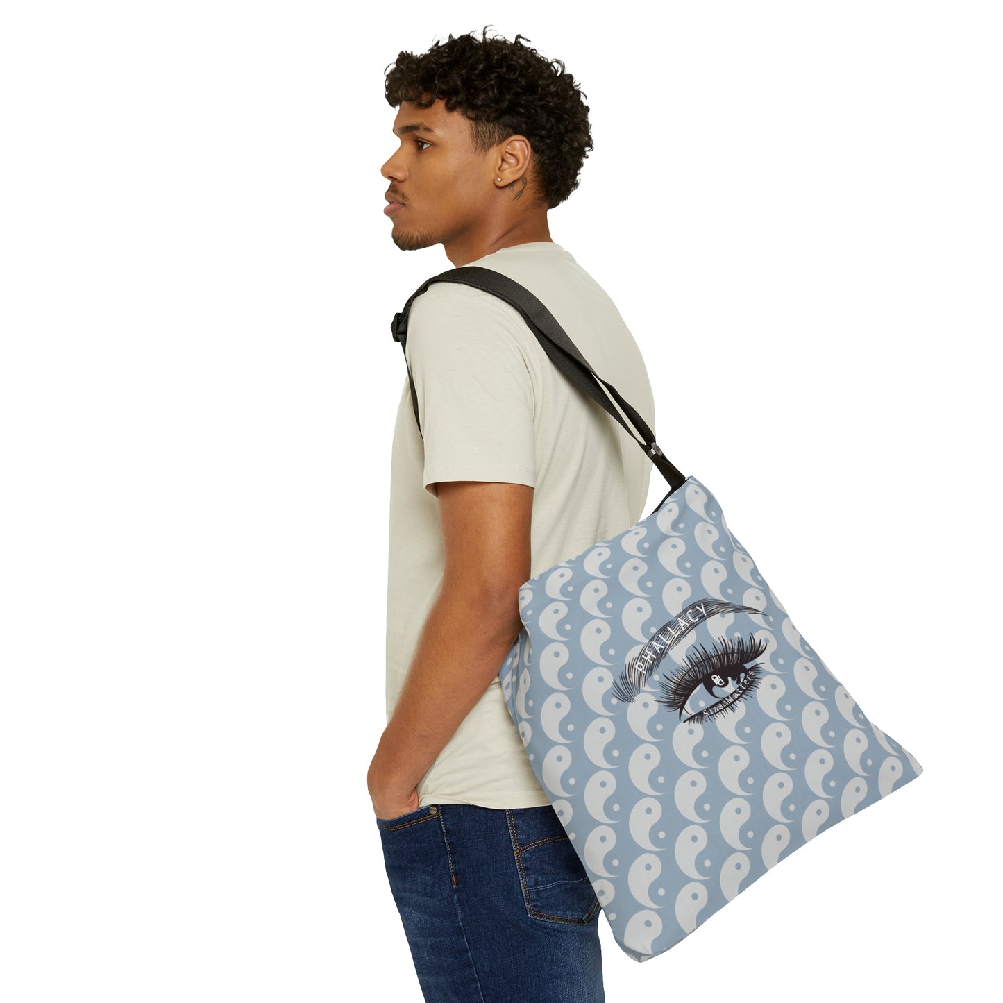 Phallacy Yin-Yang Designer Adjustable Tote Bag
