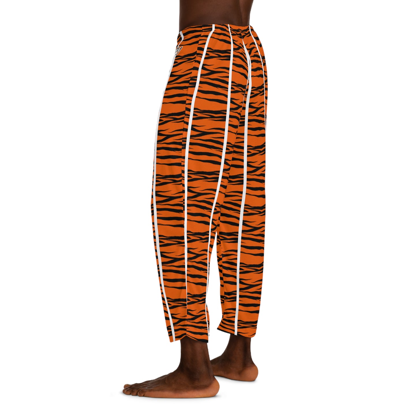 Phallacy Striped Designer Men's Pajama Pants