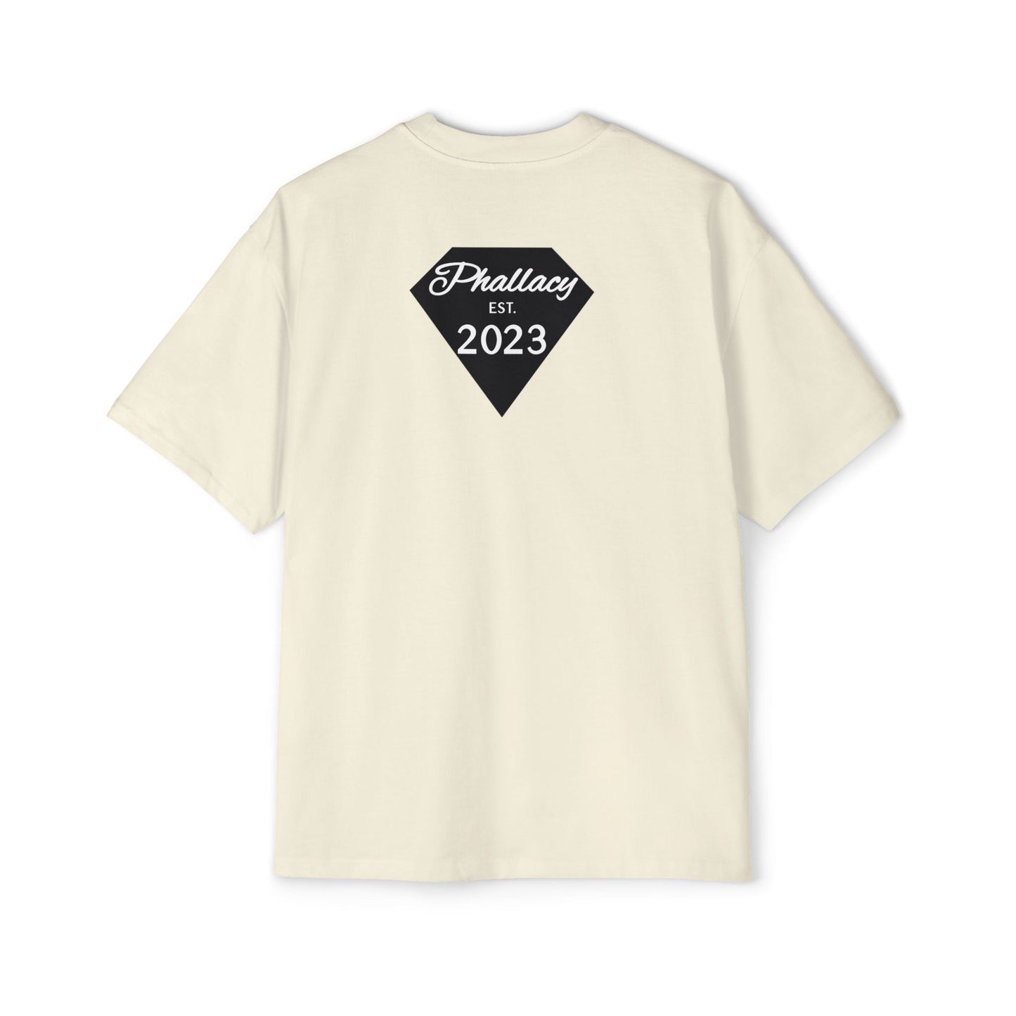 Phallacy Diamond Men's Heavy Oversized Tee