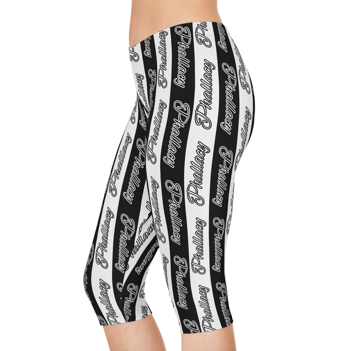 Phallacy Signature Designer Capri Leggings