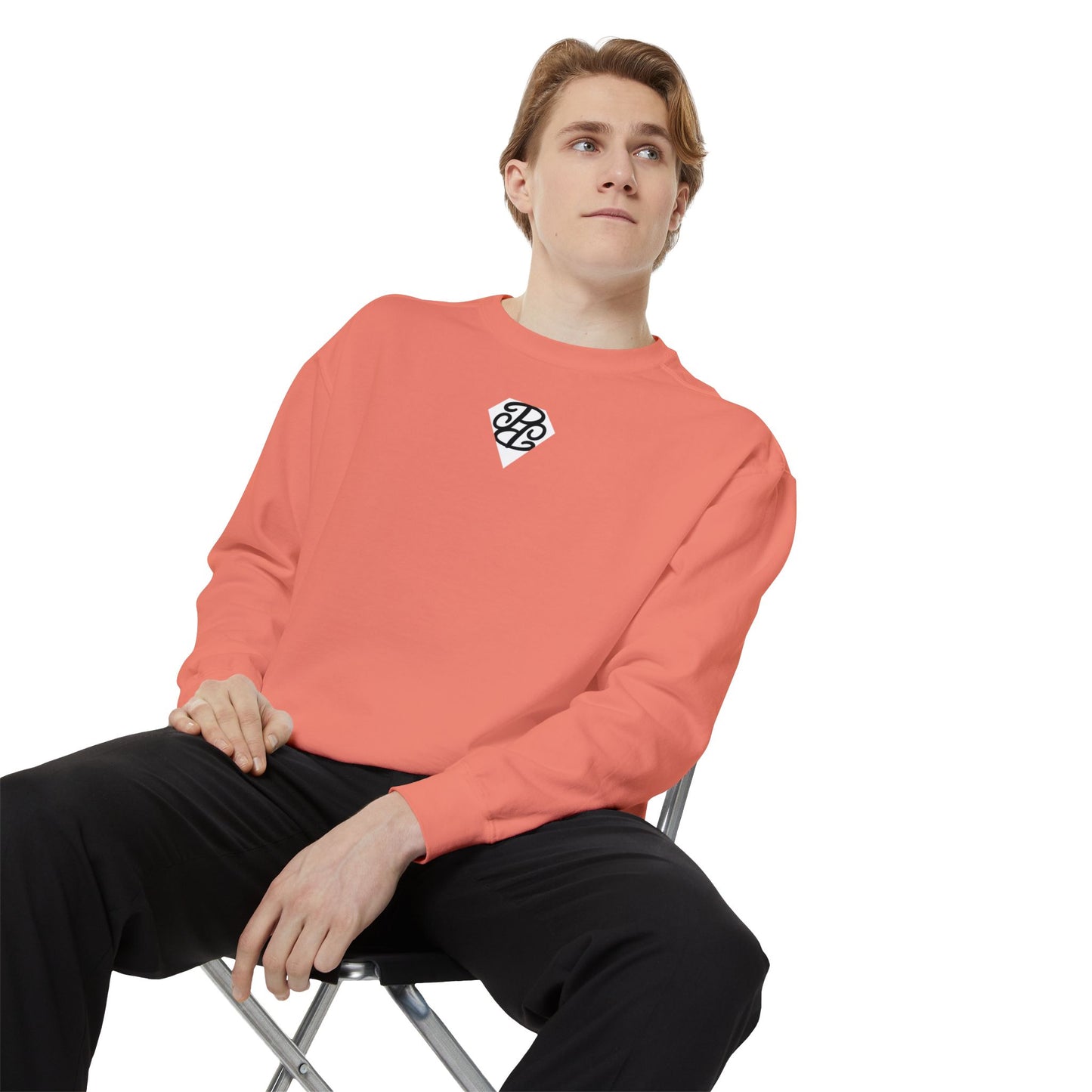 Phallacy Diamond Unisex Garment-Dyed Sweatshirt