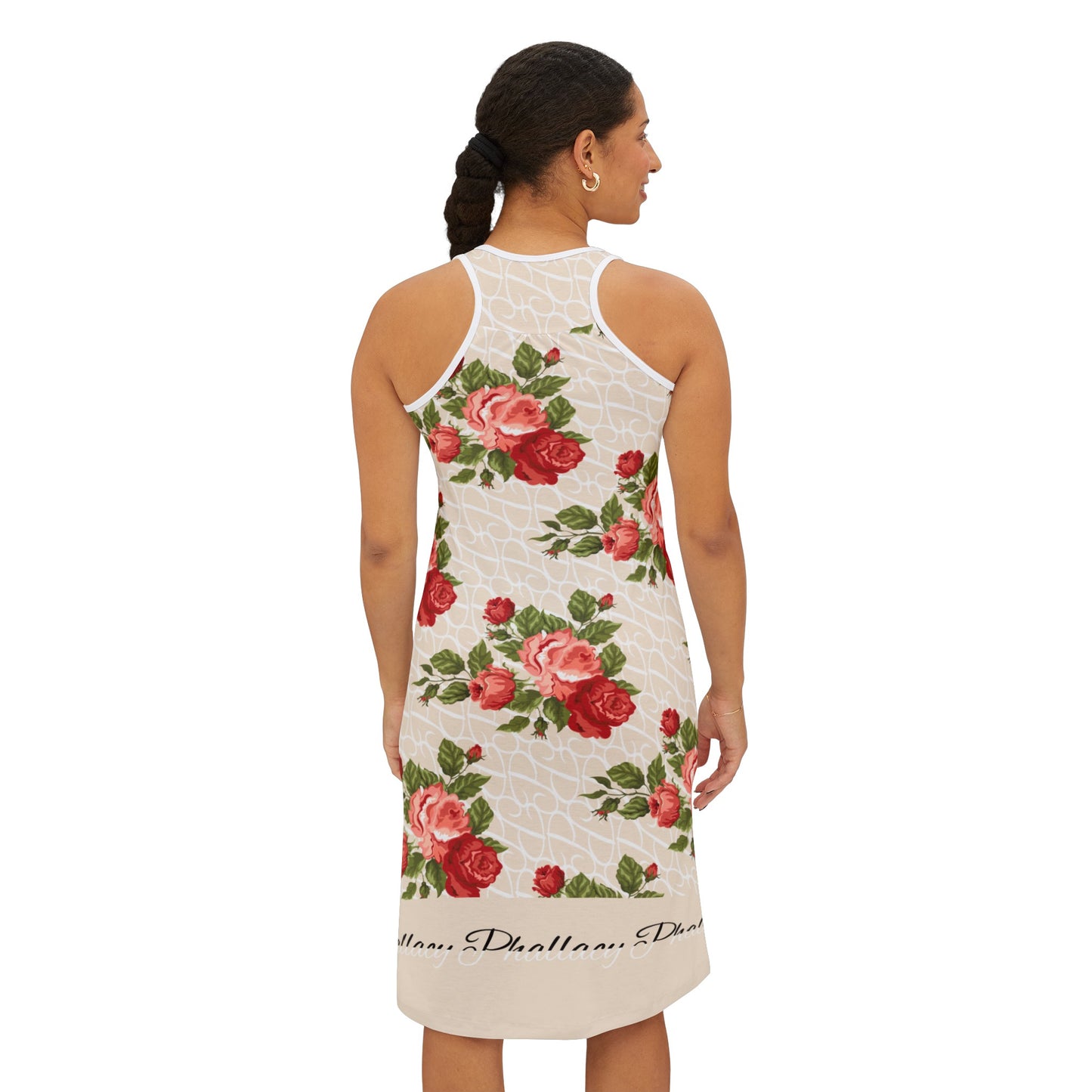 Phallacy Designer Floral Women's Racerback Dress