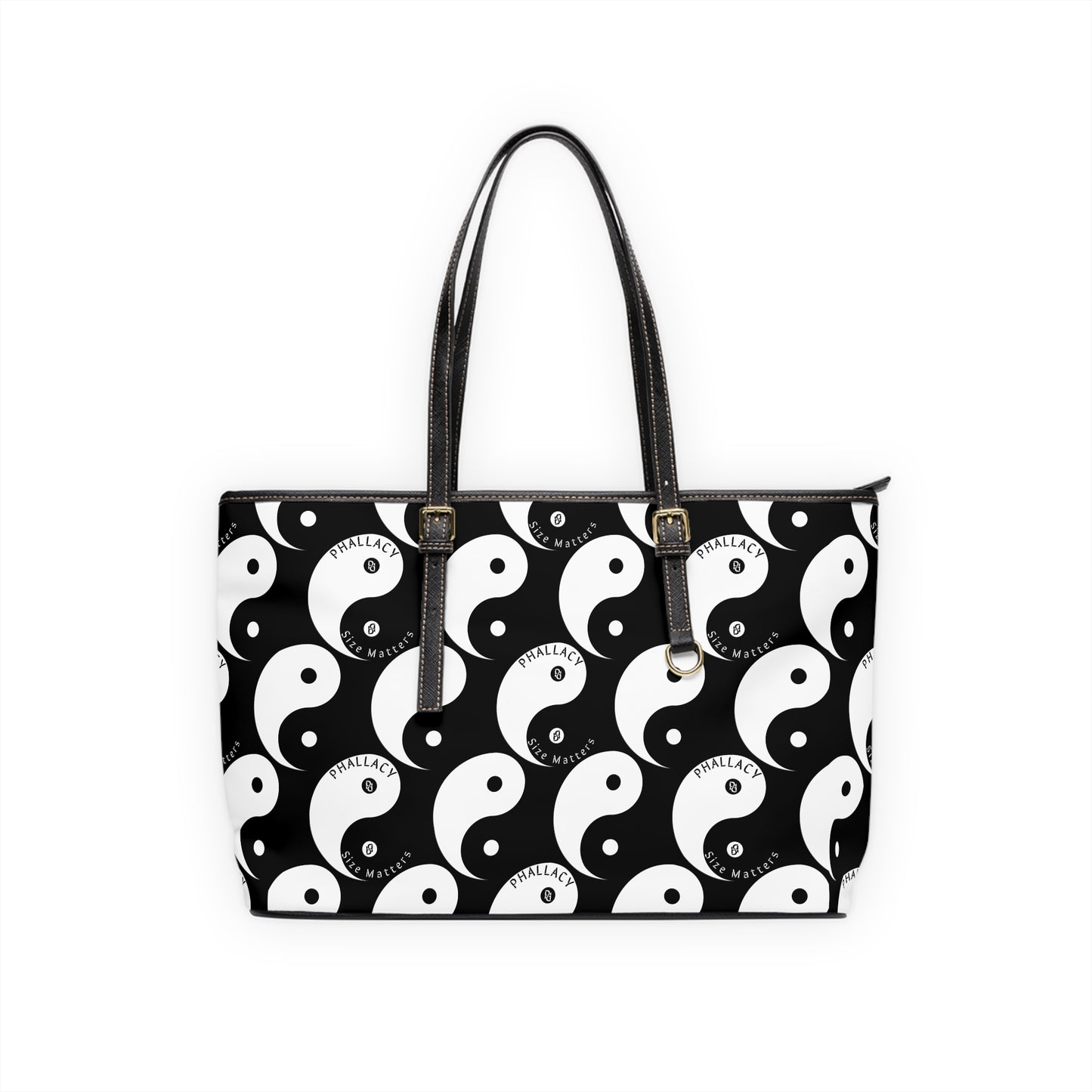 Phallacy Yin-Yang Designer Vegan Leather Shoulder Bag