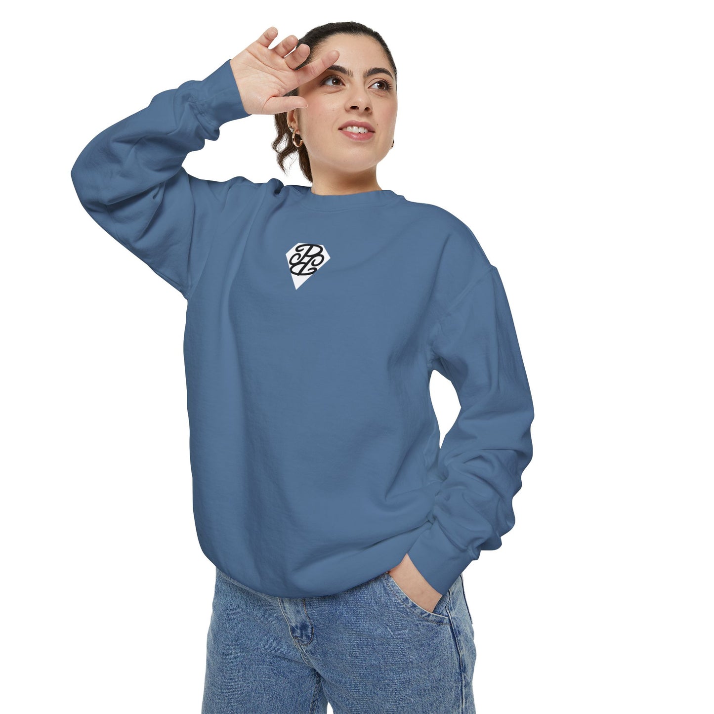 Phallacy Diamond Unisex Garment-Dyed Sweatshirt