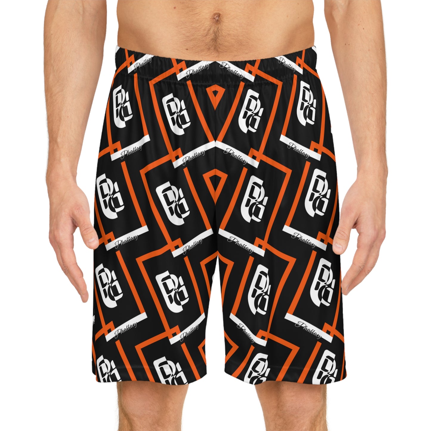 Phallacy Frame Designer Basketball Shorts