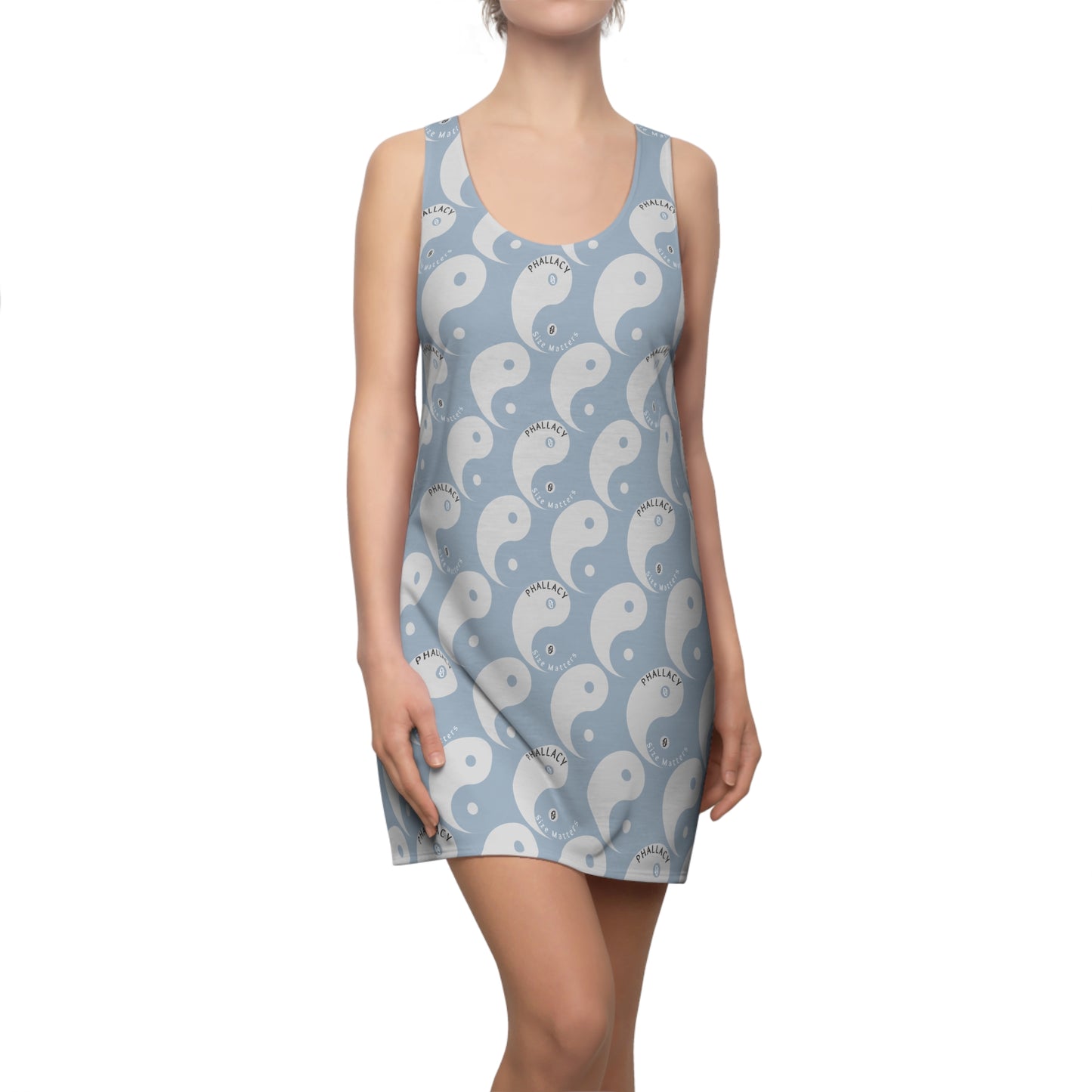 Phallacy Yin-Yang Designer Racerback Dress