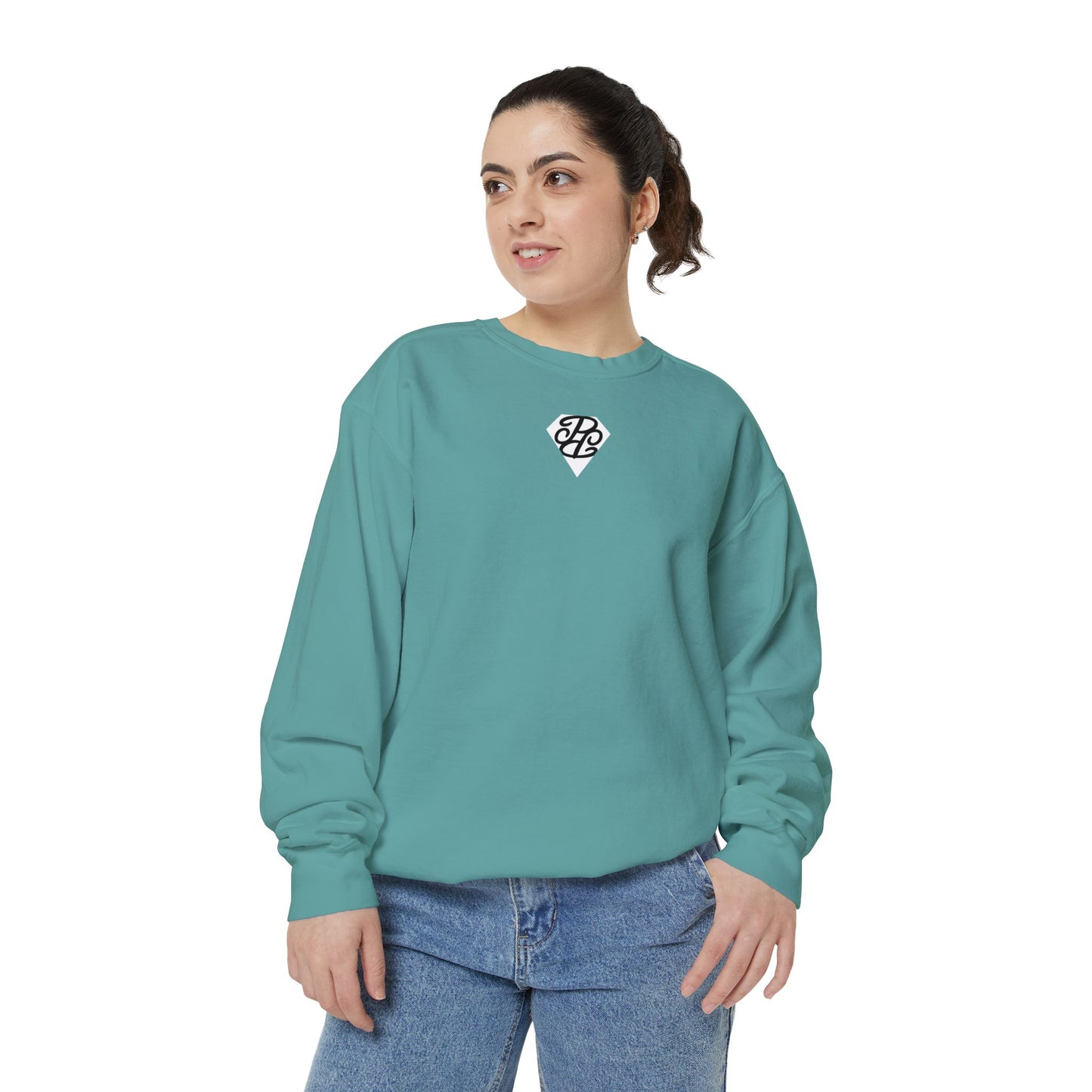 Phallacy Diamond Unisex Garment-Dyed Sweatshirt