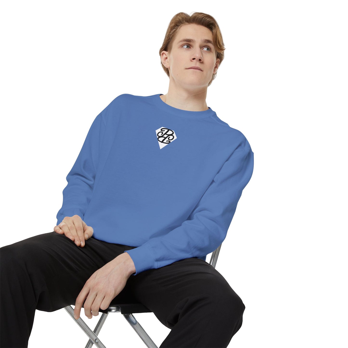 Phallacy Diamond Unisex Garment-Dyed Sweatshirt