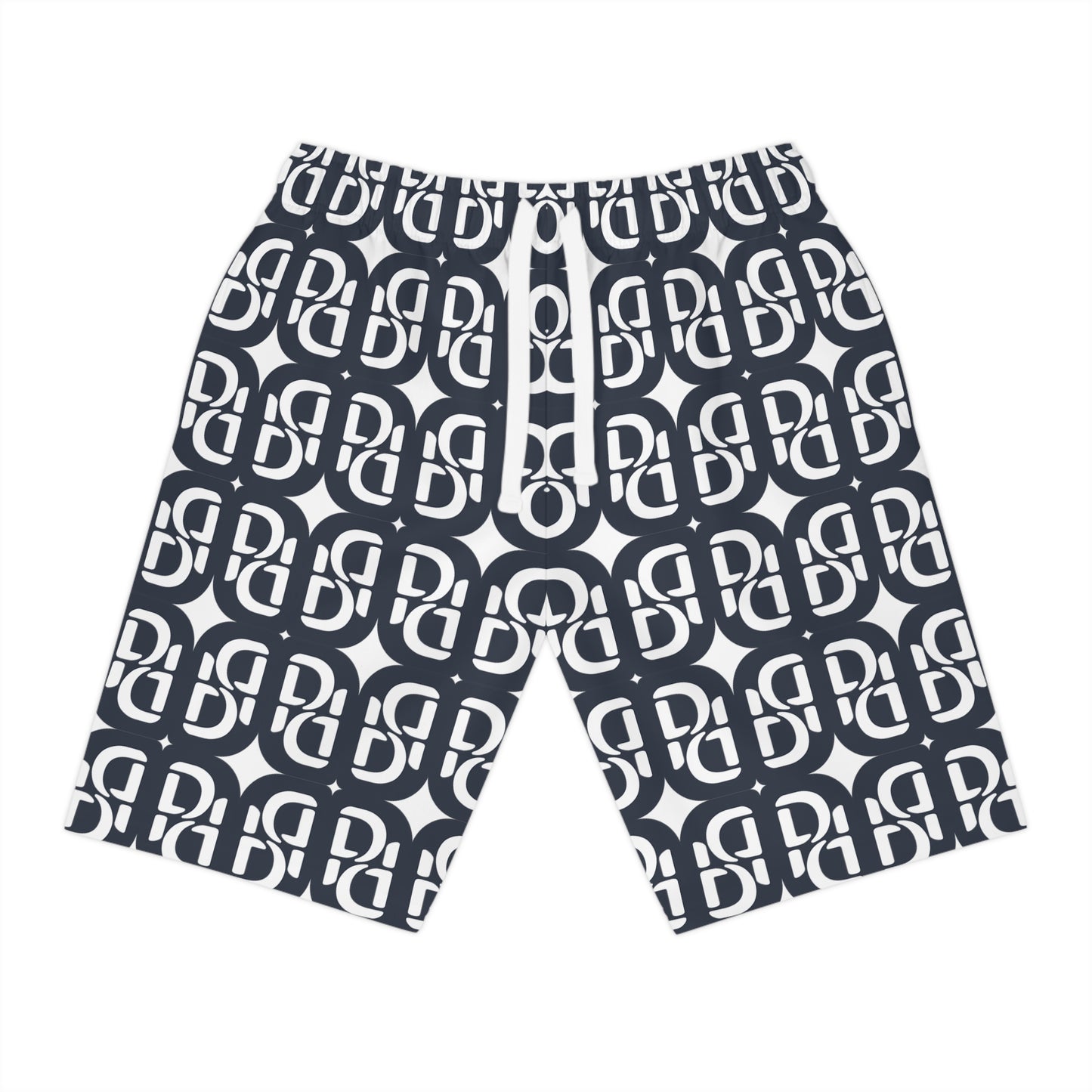 Phallacy Monogram Designer Men's Athletic Shorts
