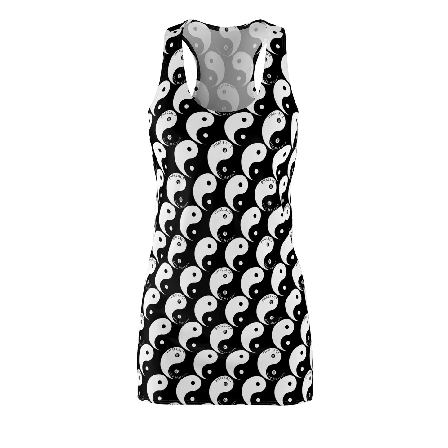 Phallacy Yin-Yang Designer Racerback Dress