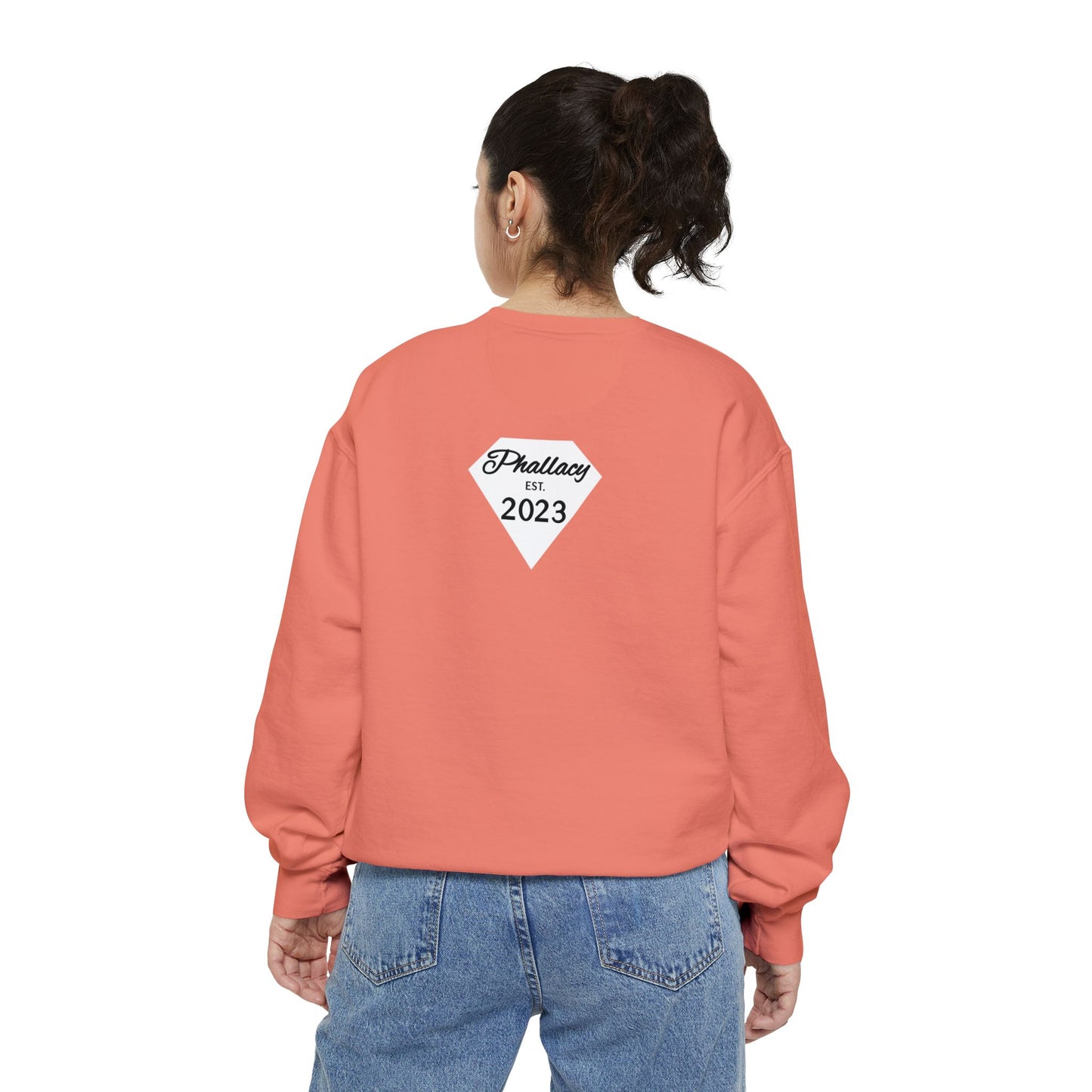 Phallacy Diamond Unisex Garment-Dyed Sweatshirt
