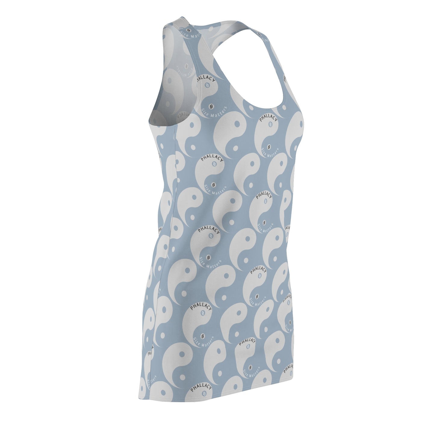 Phallacy Yin-Yang Designer Racerback Dress