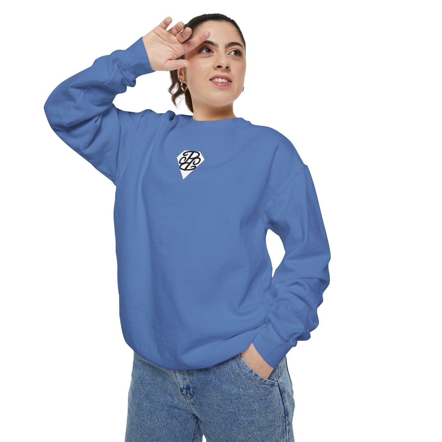 Phallacy Diamond Unisex Garment-Dyed Sweatshirt