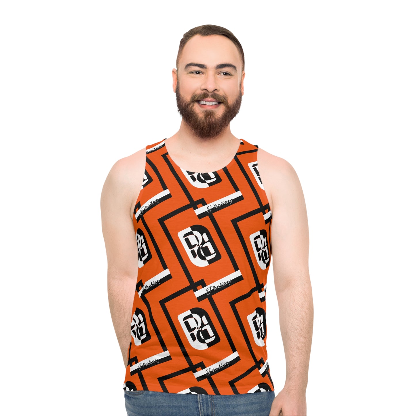 Phallacy Frame Designer Unisex Tank Top