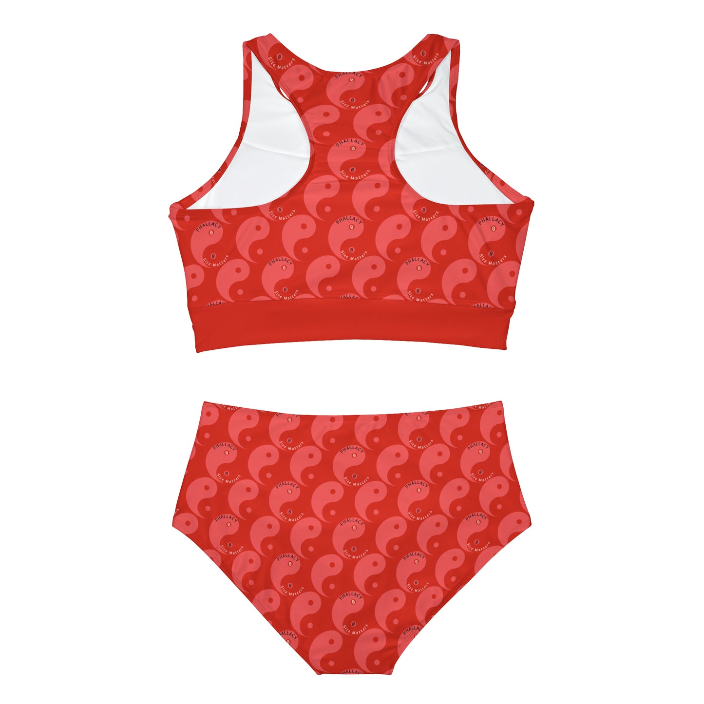 Phallacy Yin-Yang Designer Sporty Bikini Set