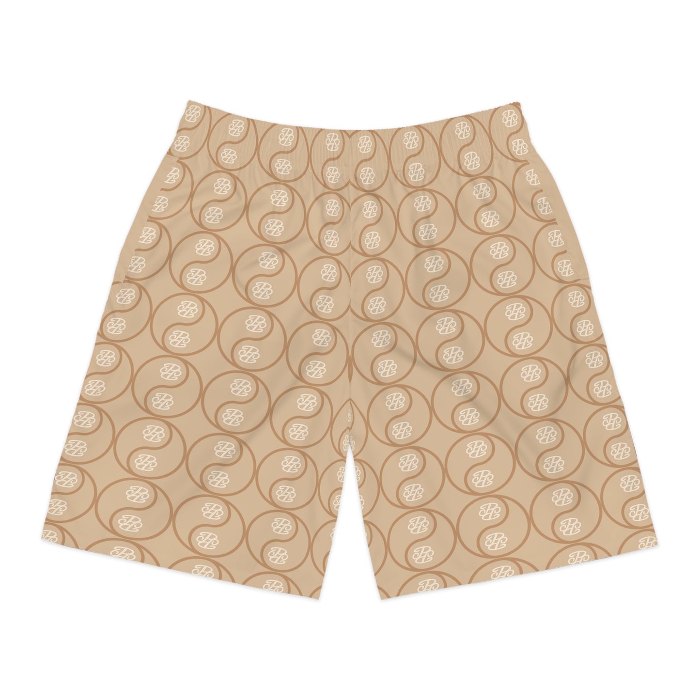 Phallacy Yin-Yang Designer Jogger Shorts
