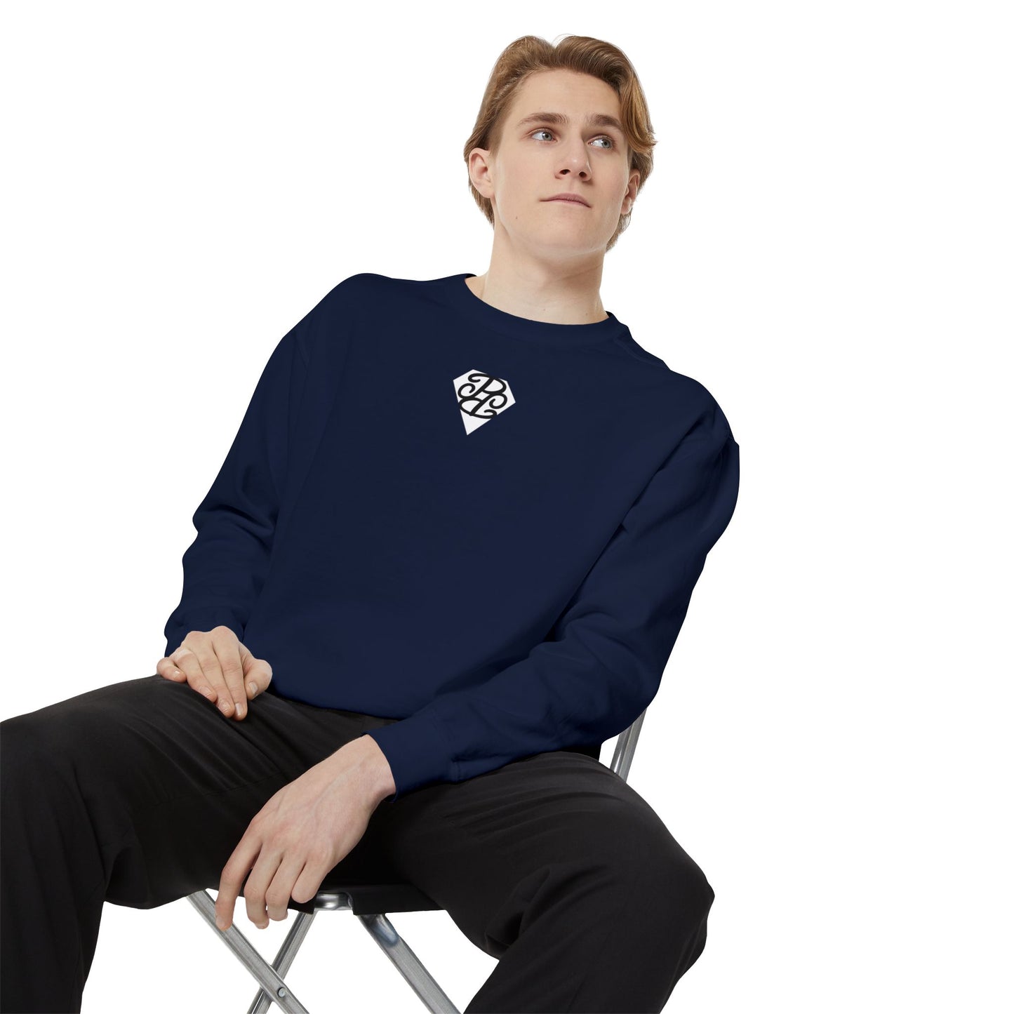 Phallacy Diamond Unisex Garment-Dyed Sweatshirt