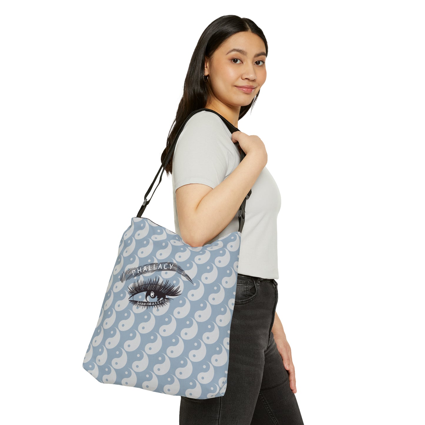 Phallacy Yin-Yang Designer Adjustable Tote Bag