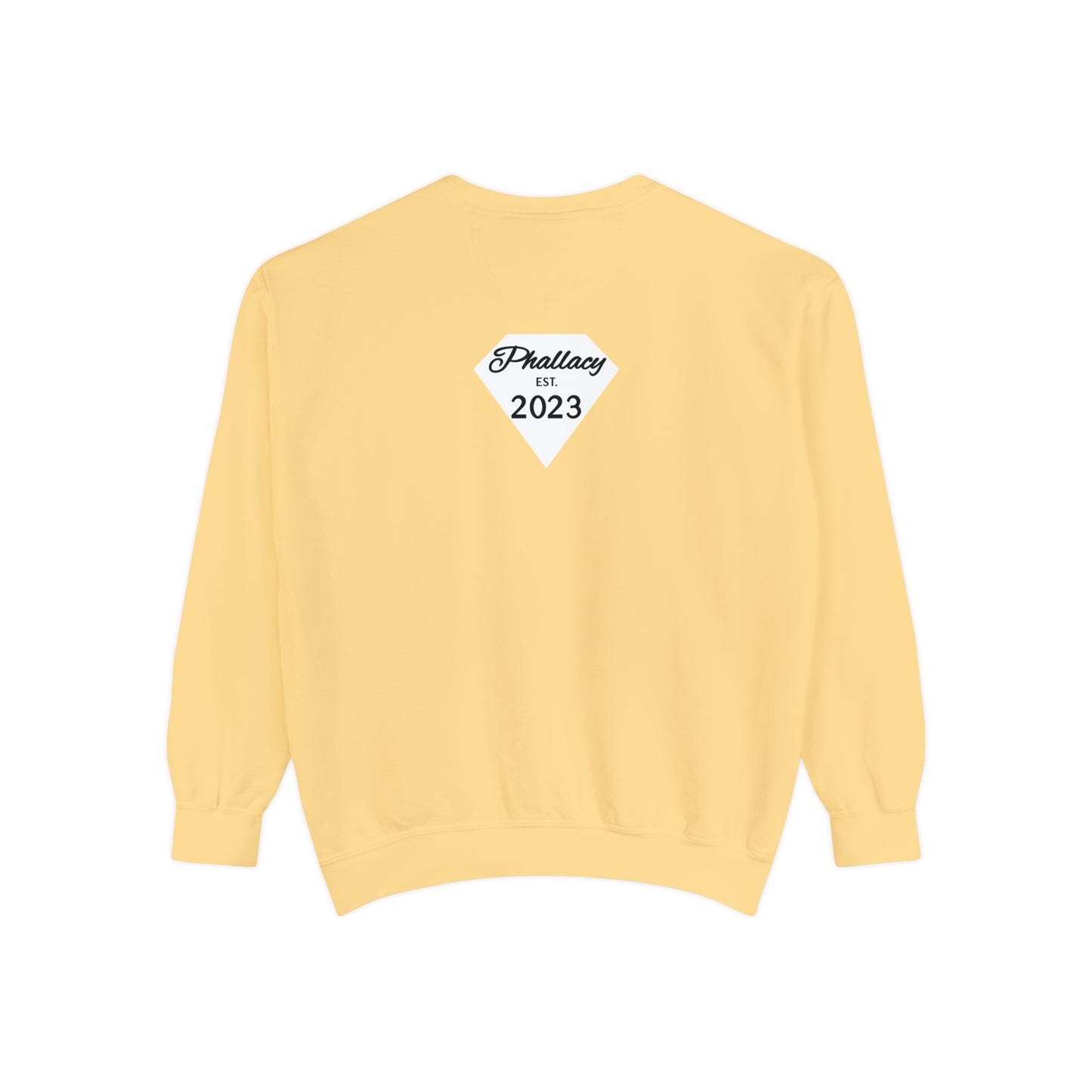 Phallacy Diamond Unisex Garment-Dyed Sweatshirt