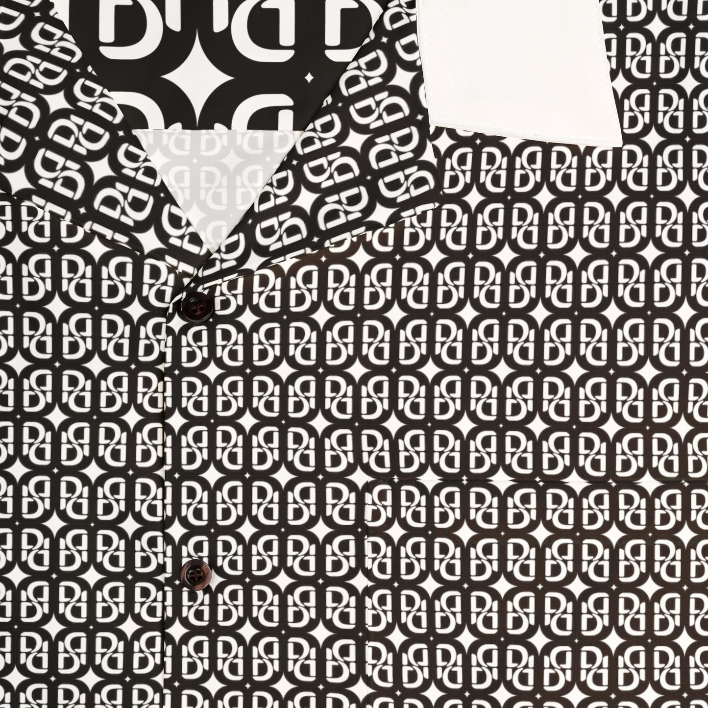 Phallacy Monogram Designer Button Up Shirt