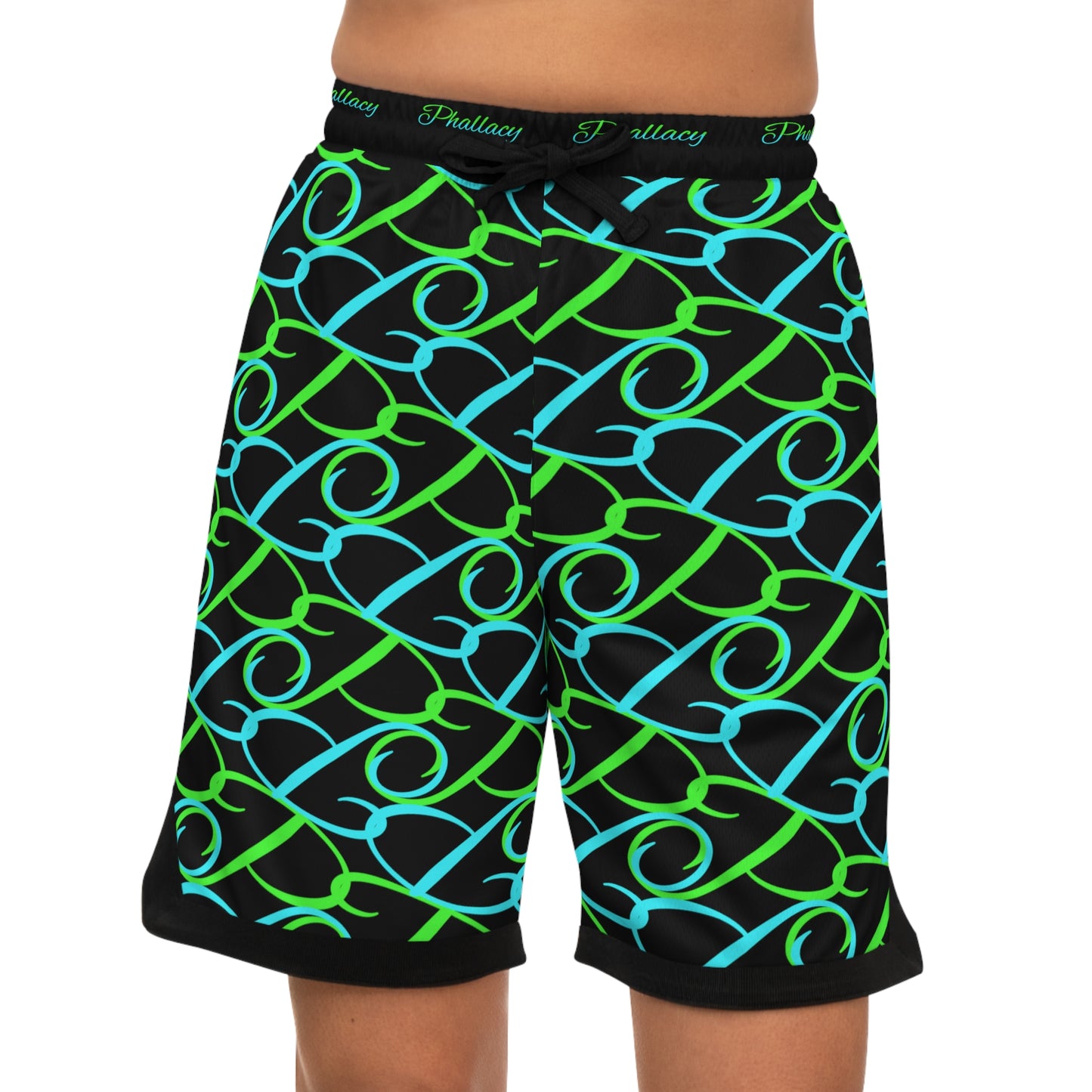 Phallacy Players Designer Unisex Basketball Shorts
