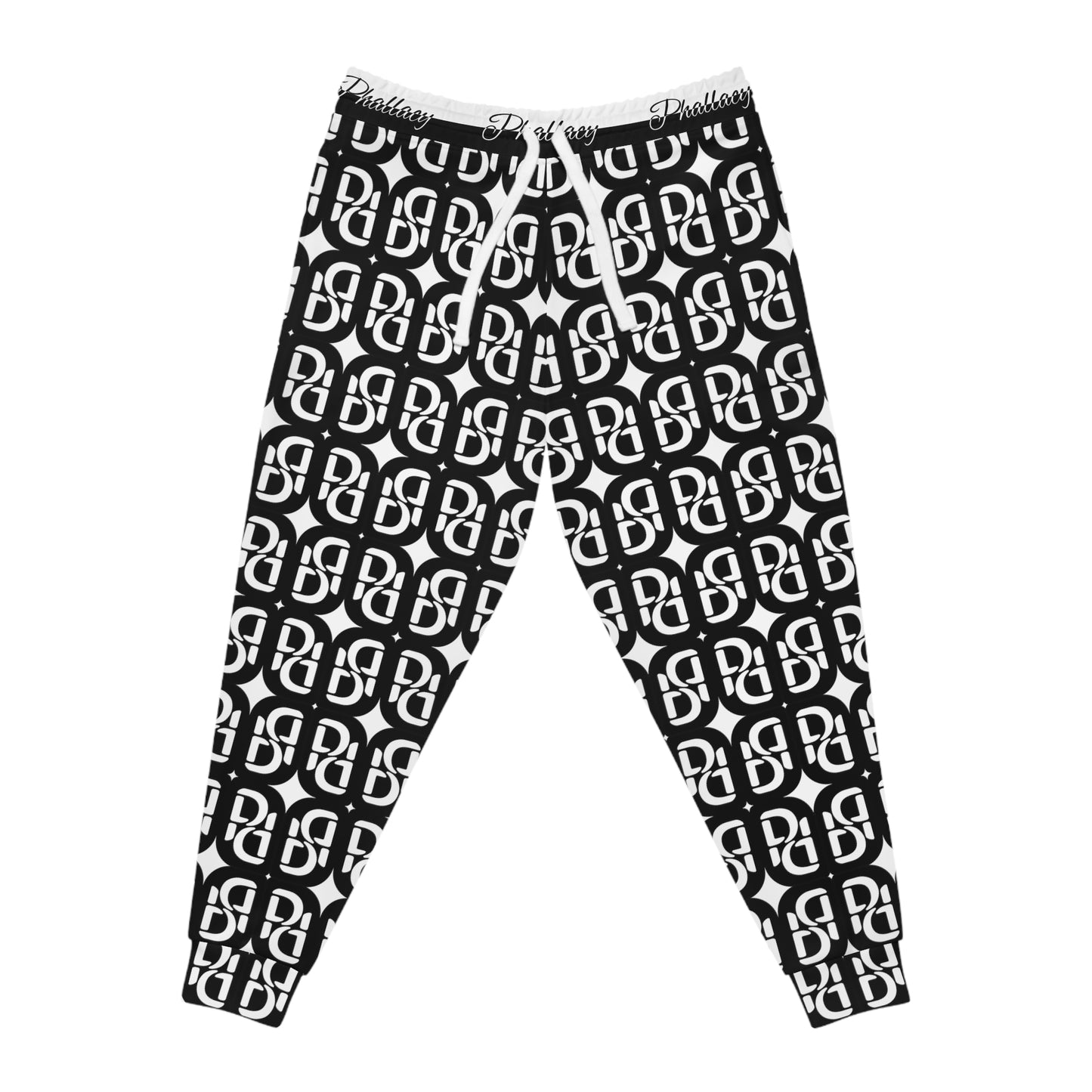 Phallacy Signature Monogram Designer Unisex Athletic Joggers