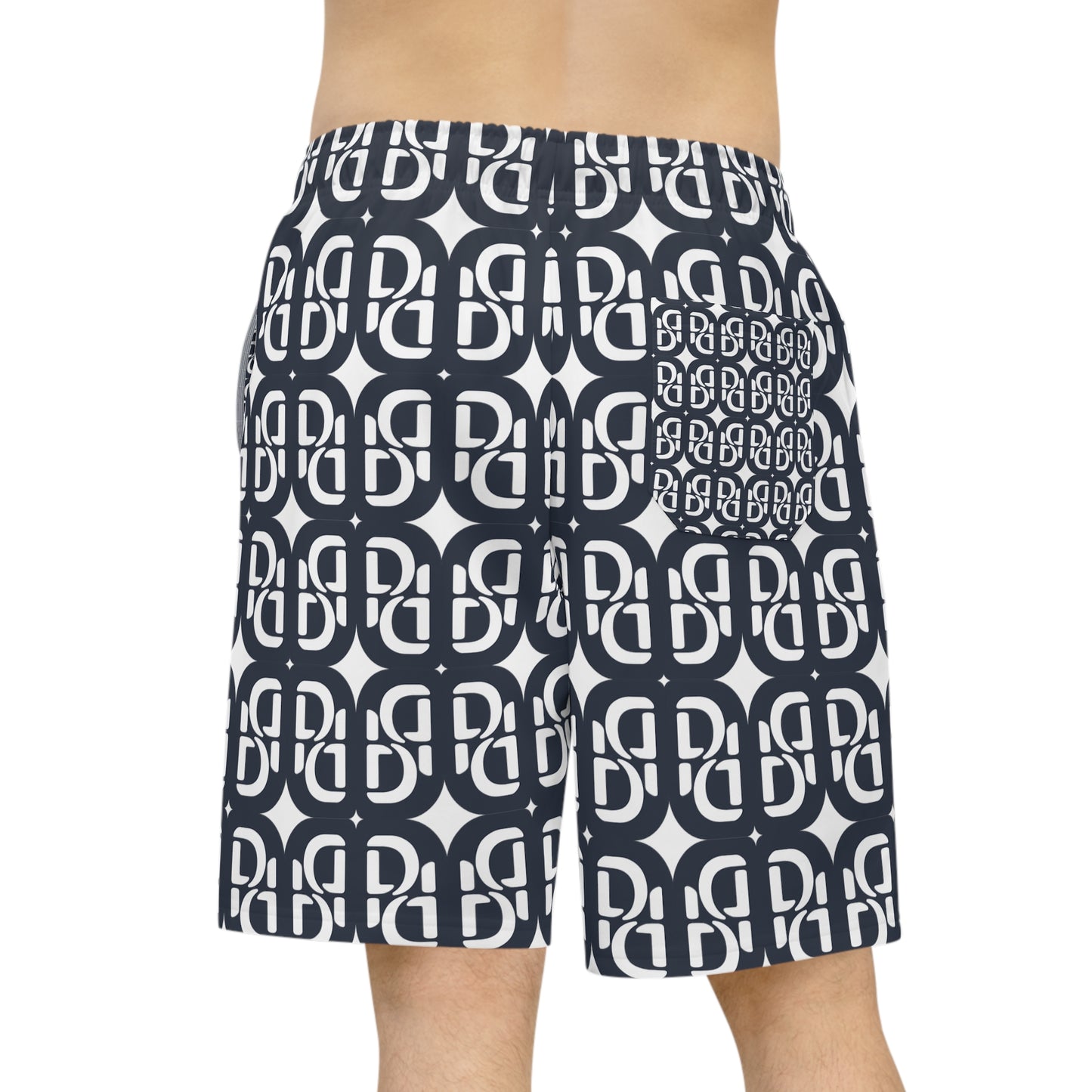 Phallacy Monogram Designer Men's Athletic Shorts