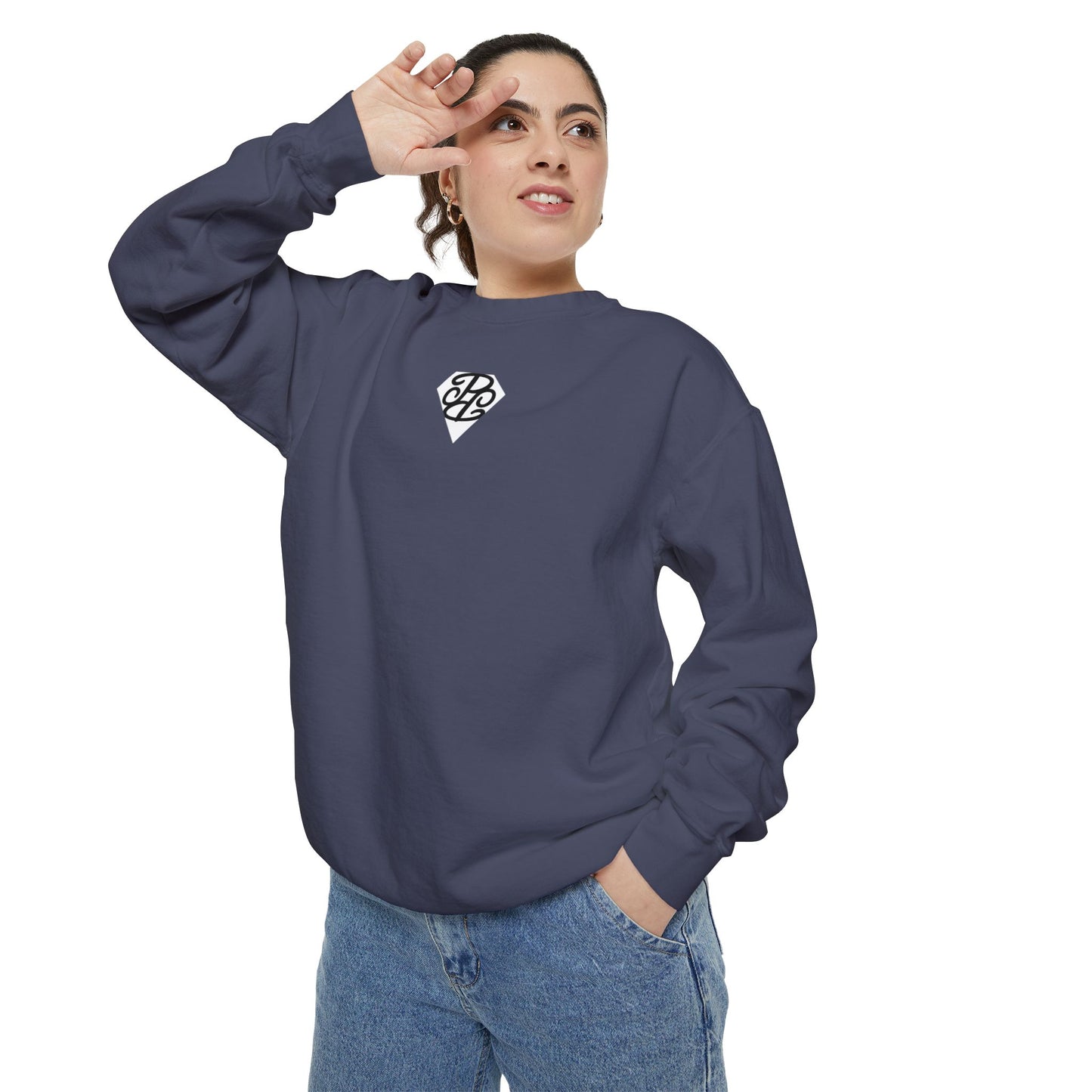 Phallacy Diamond Unisex Garment-Dyed Sweatshirt