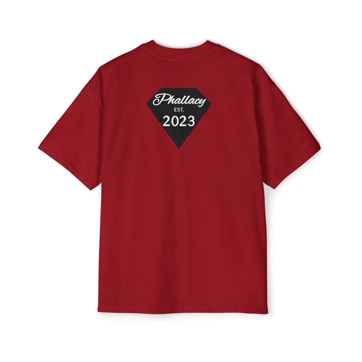Phallacy Diamond Men's Heavy Oversized Tee