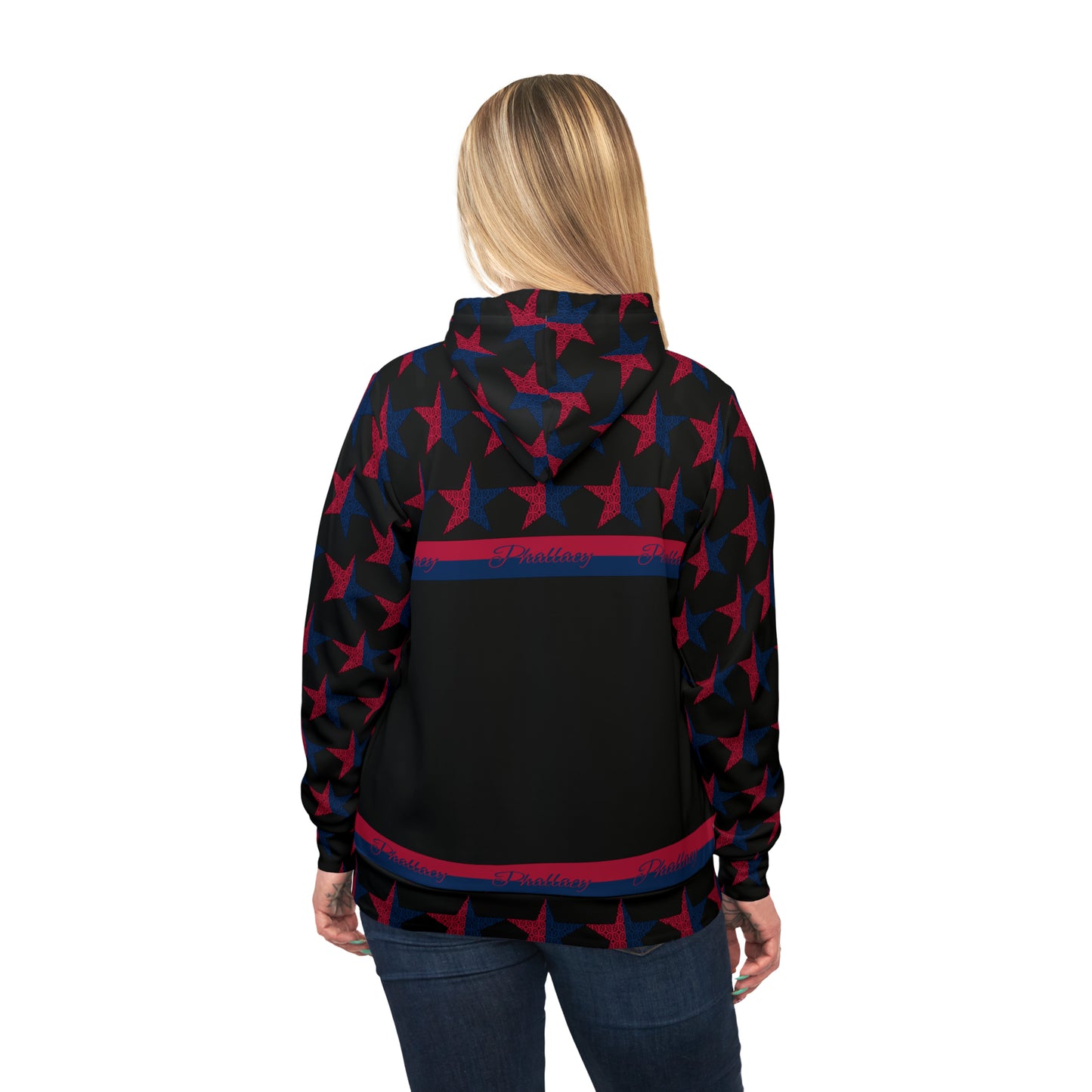 Phallacy Star Designer Unisex Athletic Hoodie