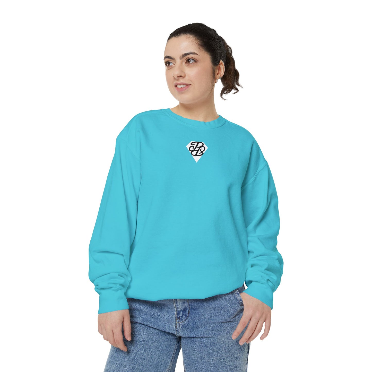 Phallacy Diamond Unisex Garment-Dyed Sweatshirt
