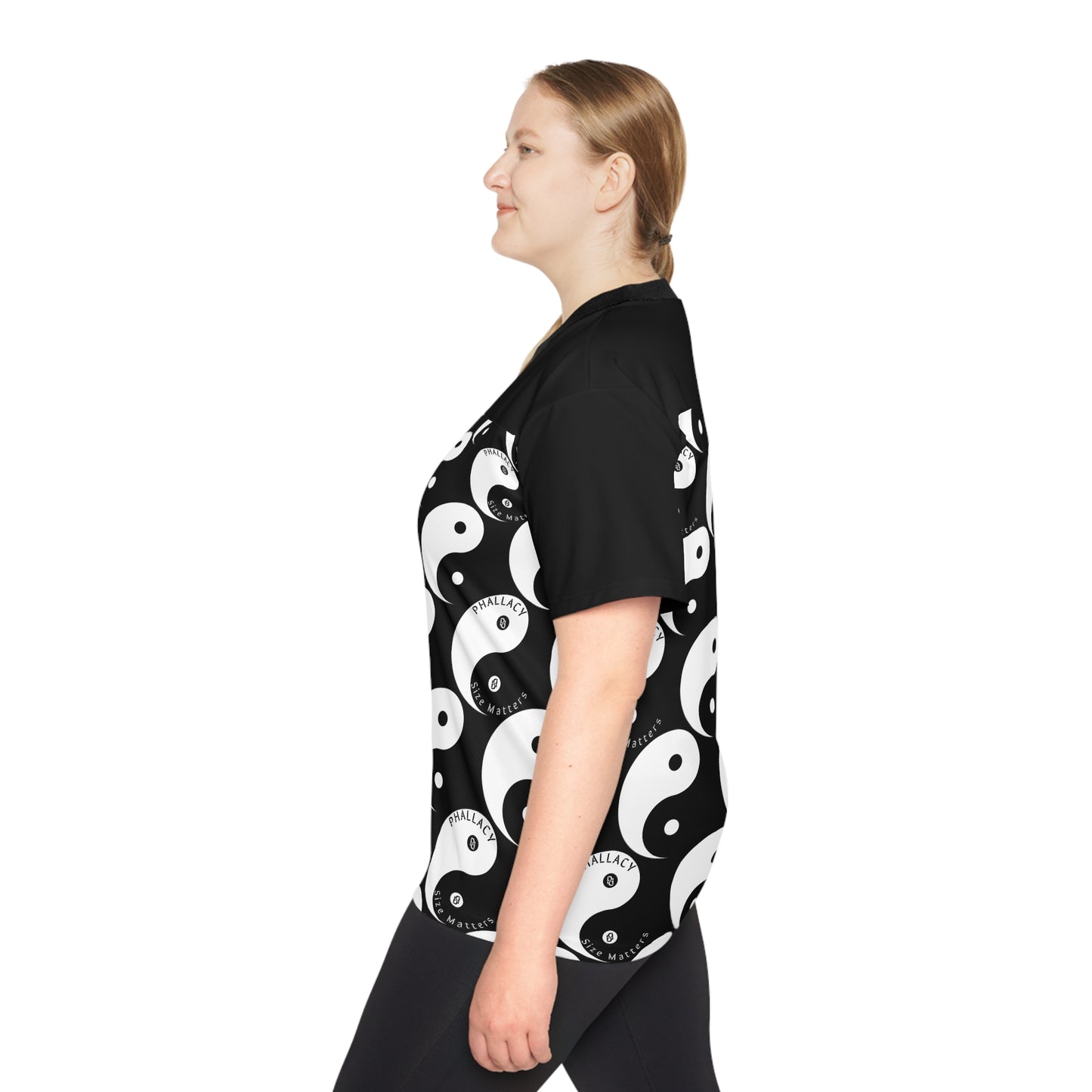 Phallacy Yin-Yang Designer Unisex Football Jersey