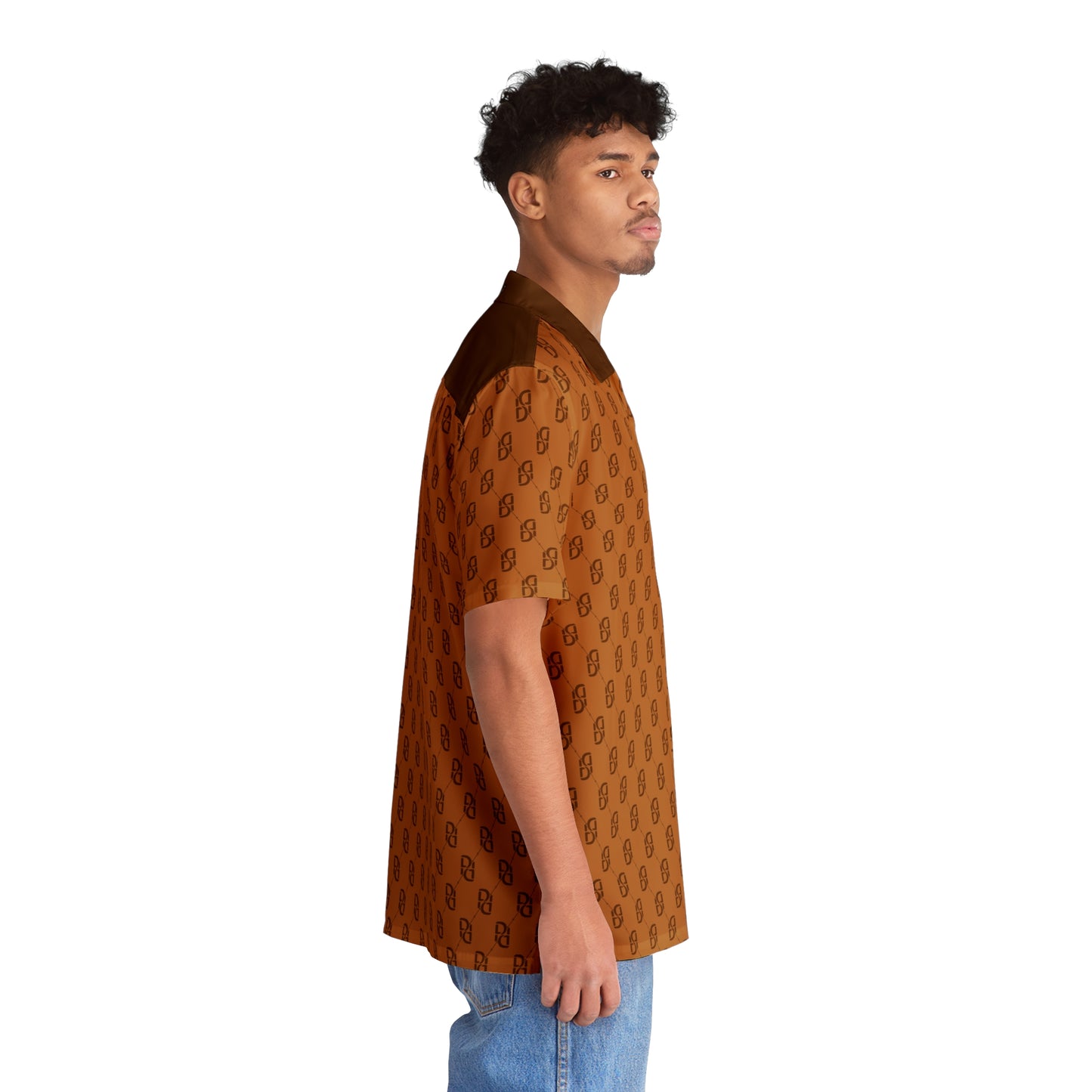 Phallacy Monogram Designer Button Up Shirt