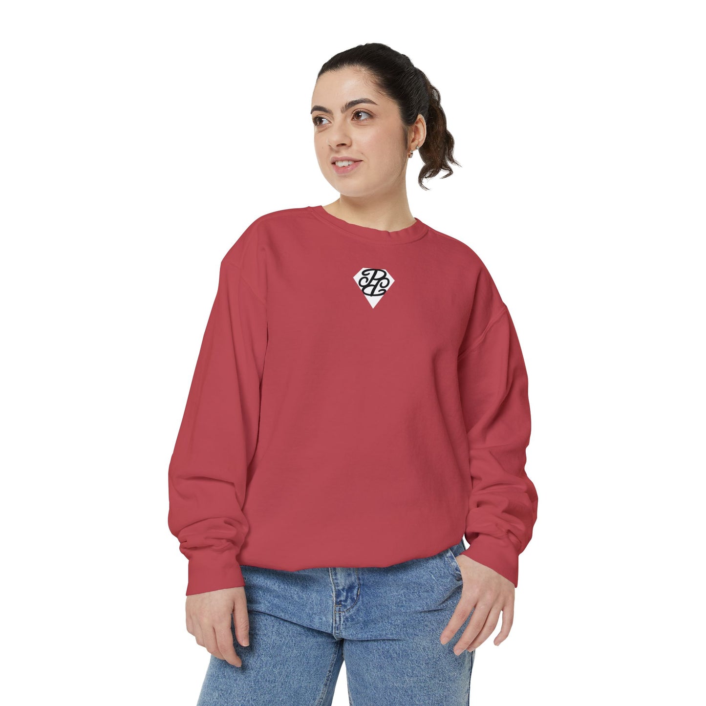 Phallacy Diamond Unisex Garment-Dyed Sweatshirt