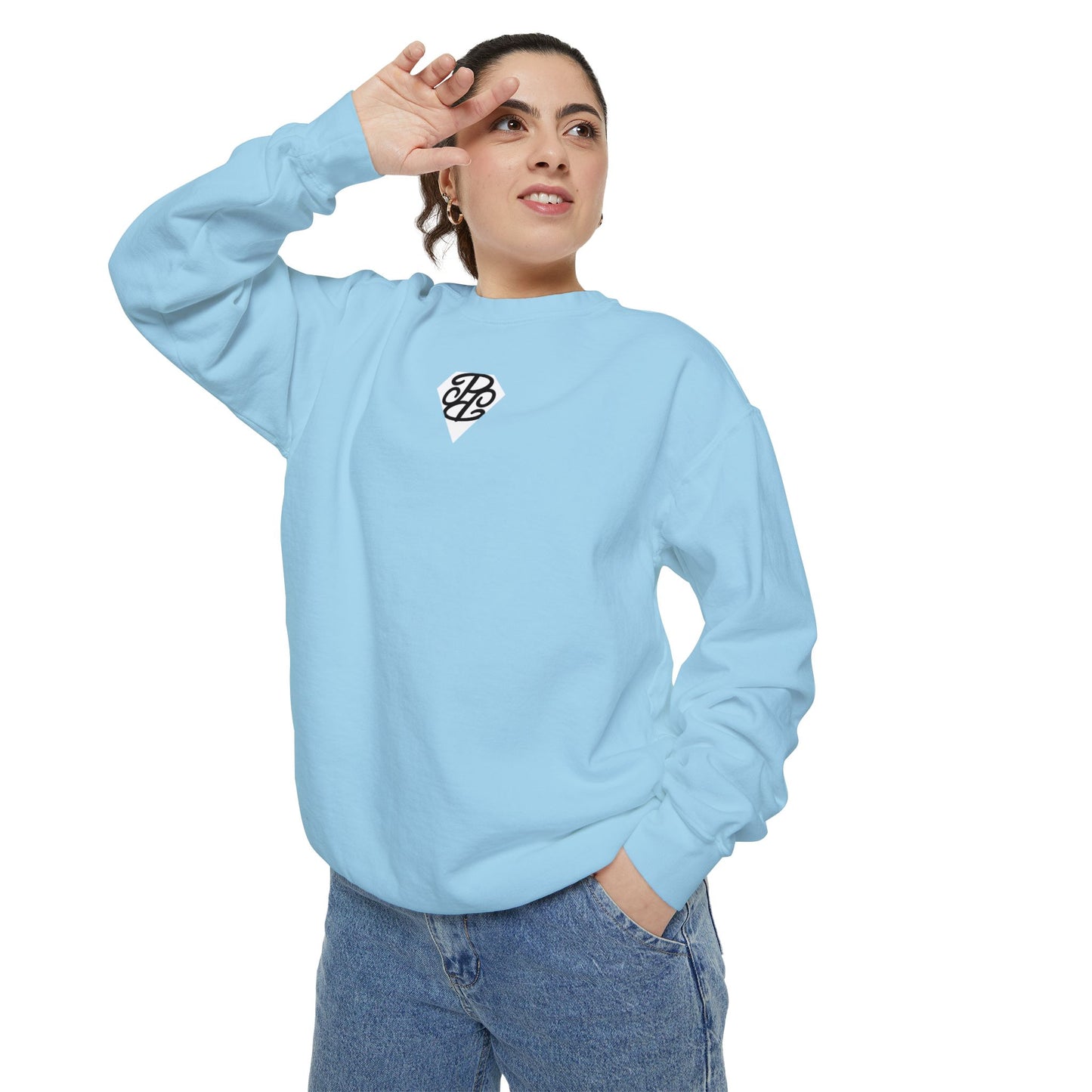 Phallacy Diamond Unisex Garment-Dyed Sweatshirt