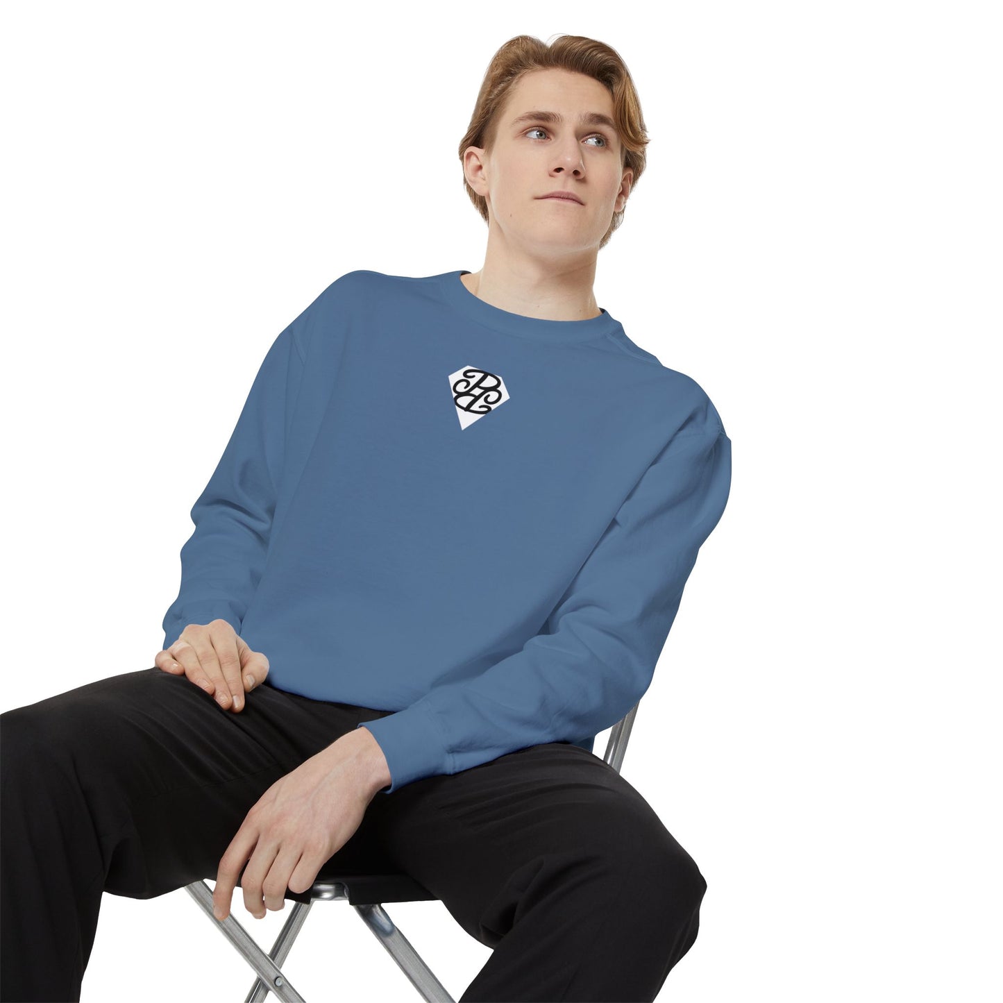 Phallacy Diamond Unisex Garment-Dyed Sweatshirt