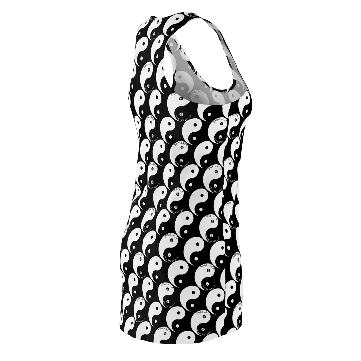 Phallacy Yin-Yang Designer Racerback Dress