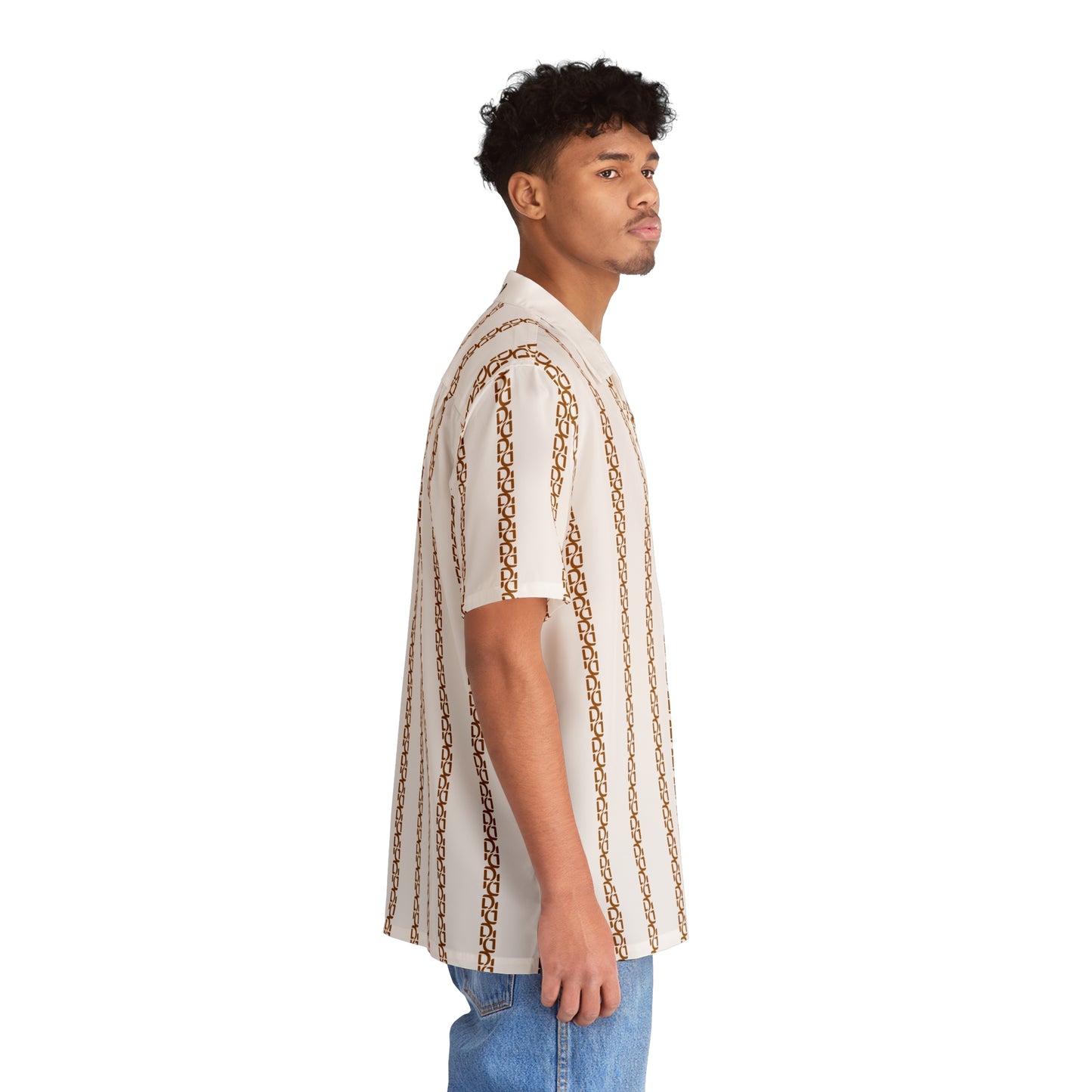 Phallacy Striped Designer Button Up Shirt