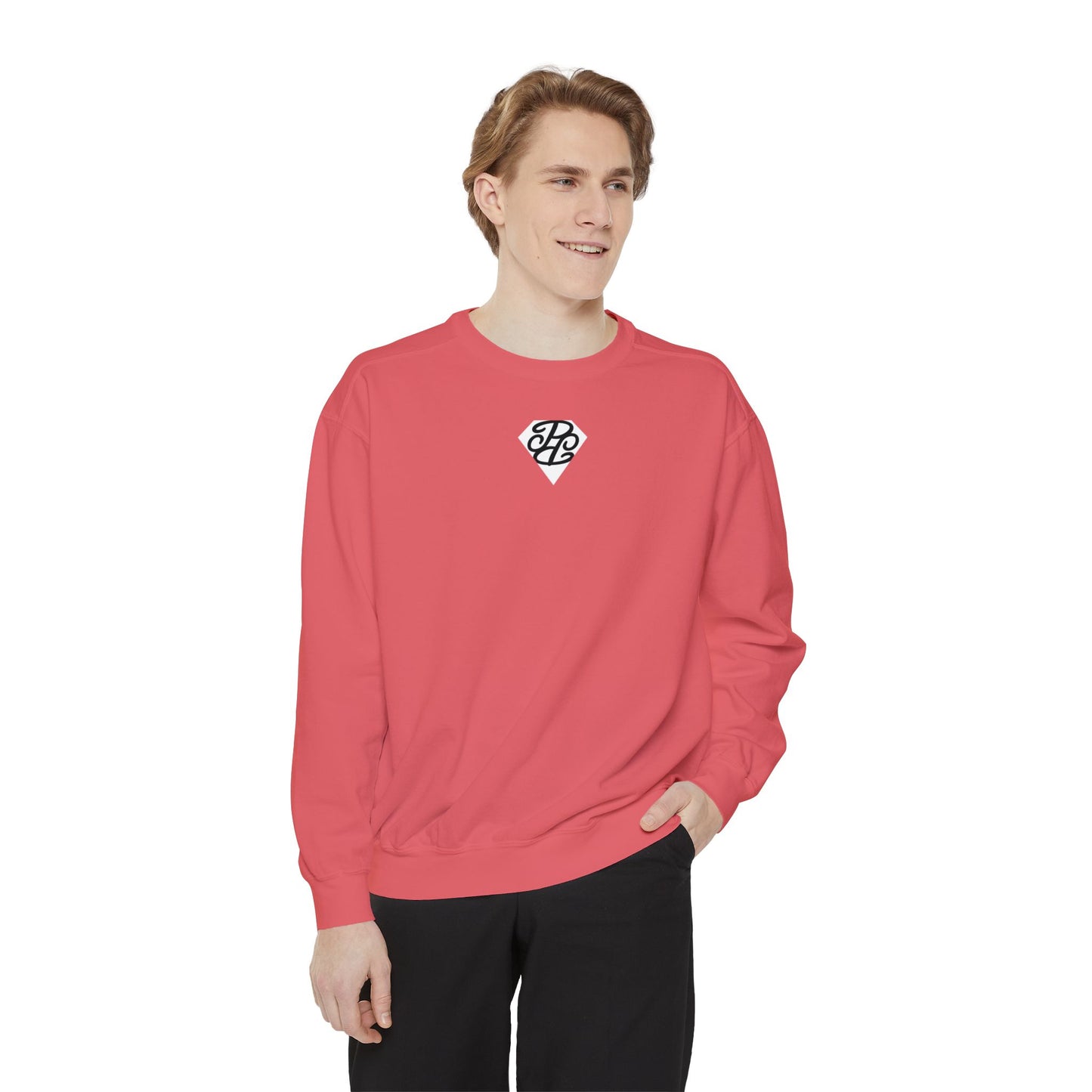 Phallacy Diamond Unisex Garment-Dyed Sweatshirt