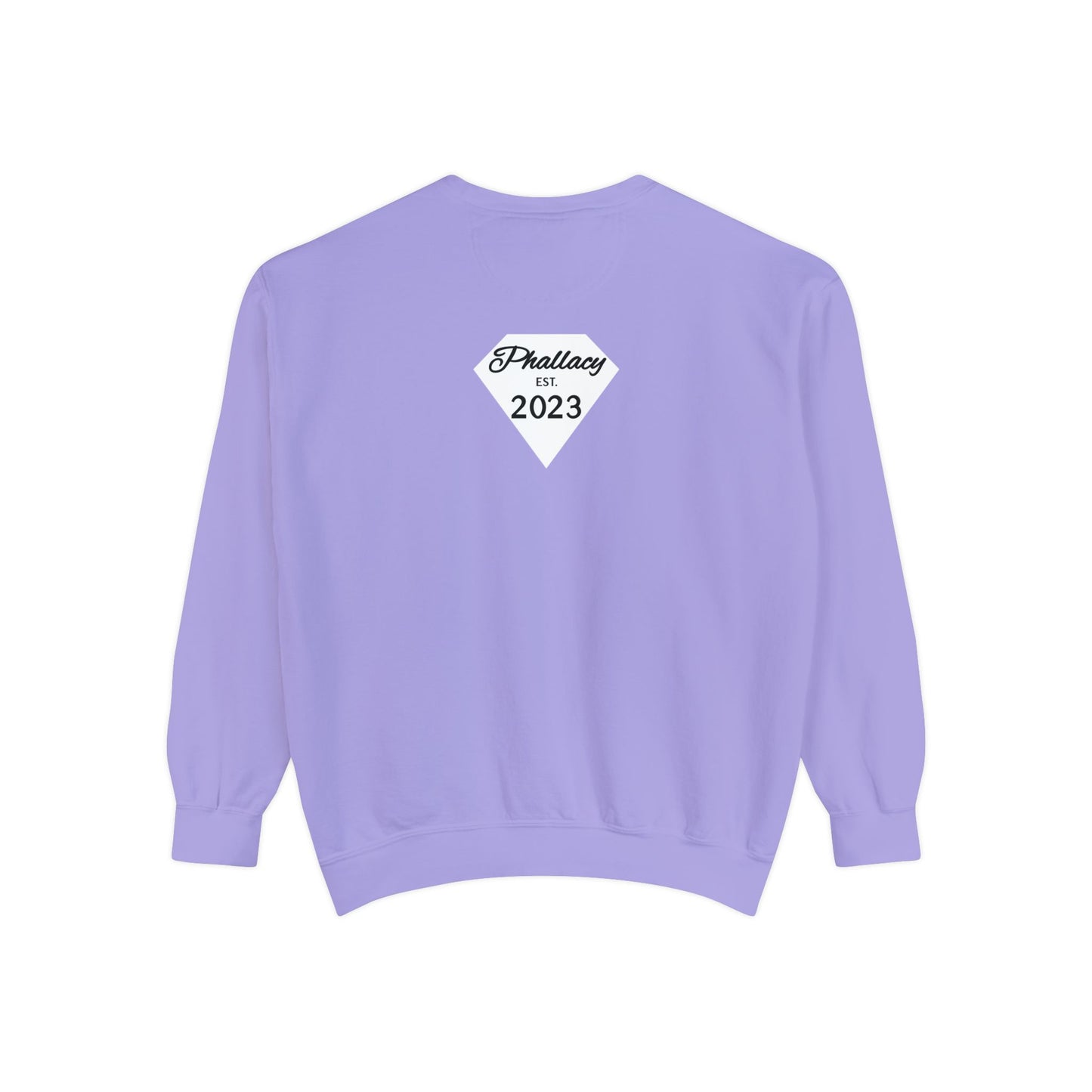 Phallacy Diamond Unisex Garment-Dyed Sweatshirt
