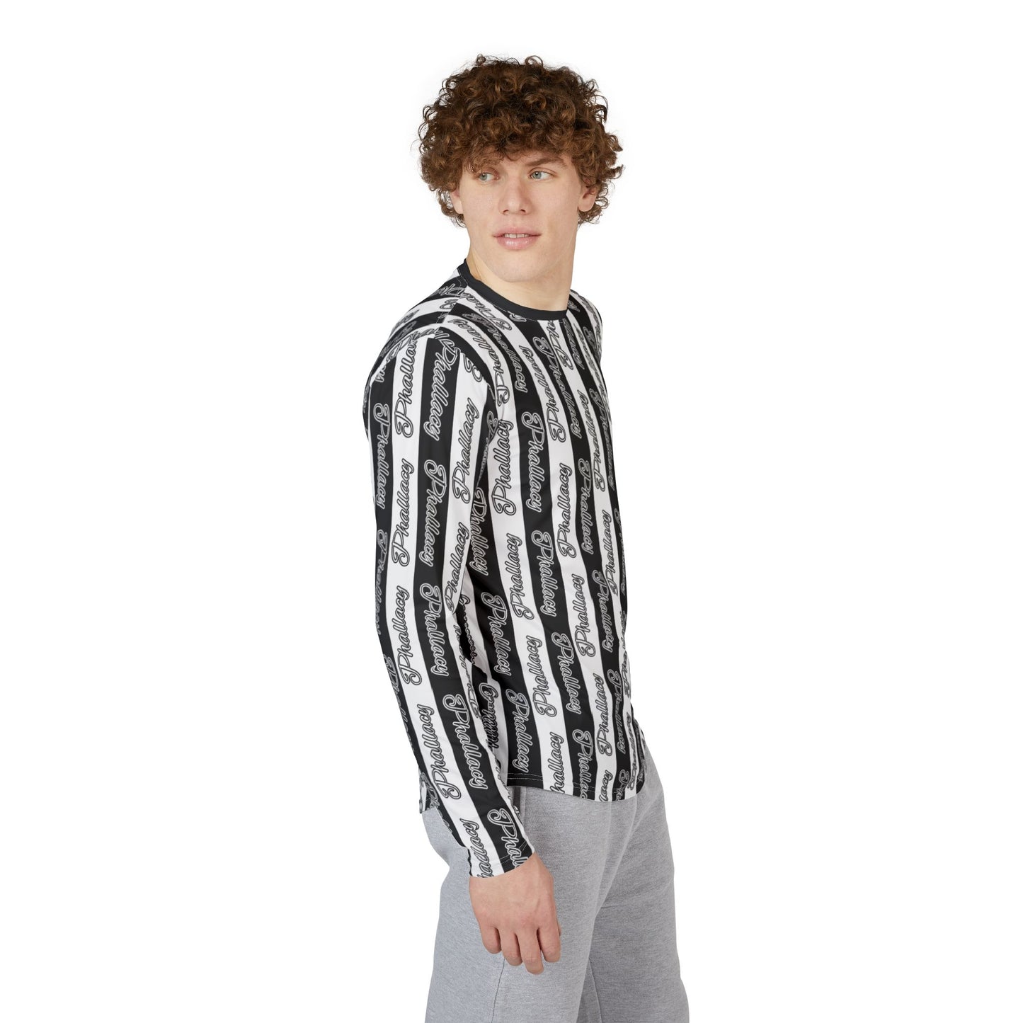 Phallacy Signature Designer Men's UV Protection Long Sleeve Shirt