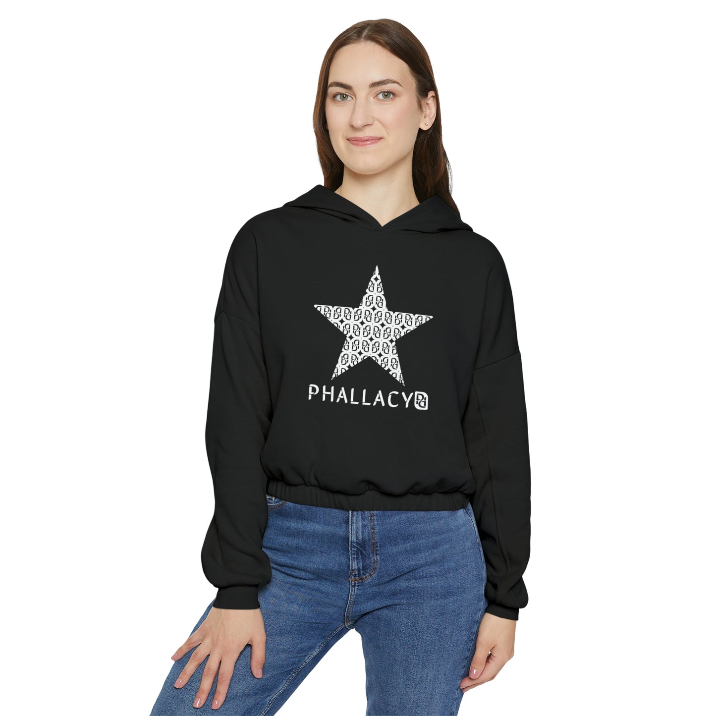 Phallacy Star Cinched Bottom Hoodie