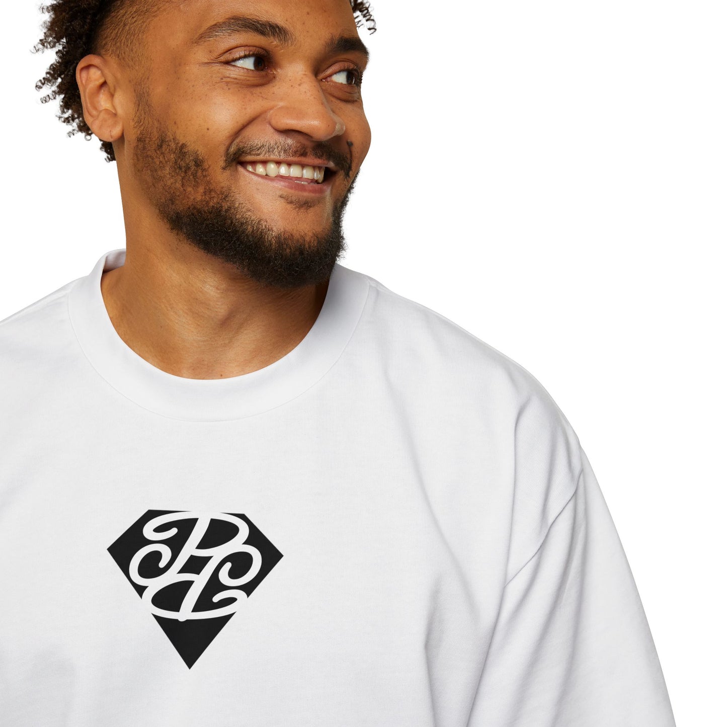 Phallacy Diamond Men's Heavy Oversized Tee