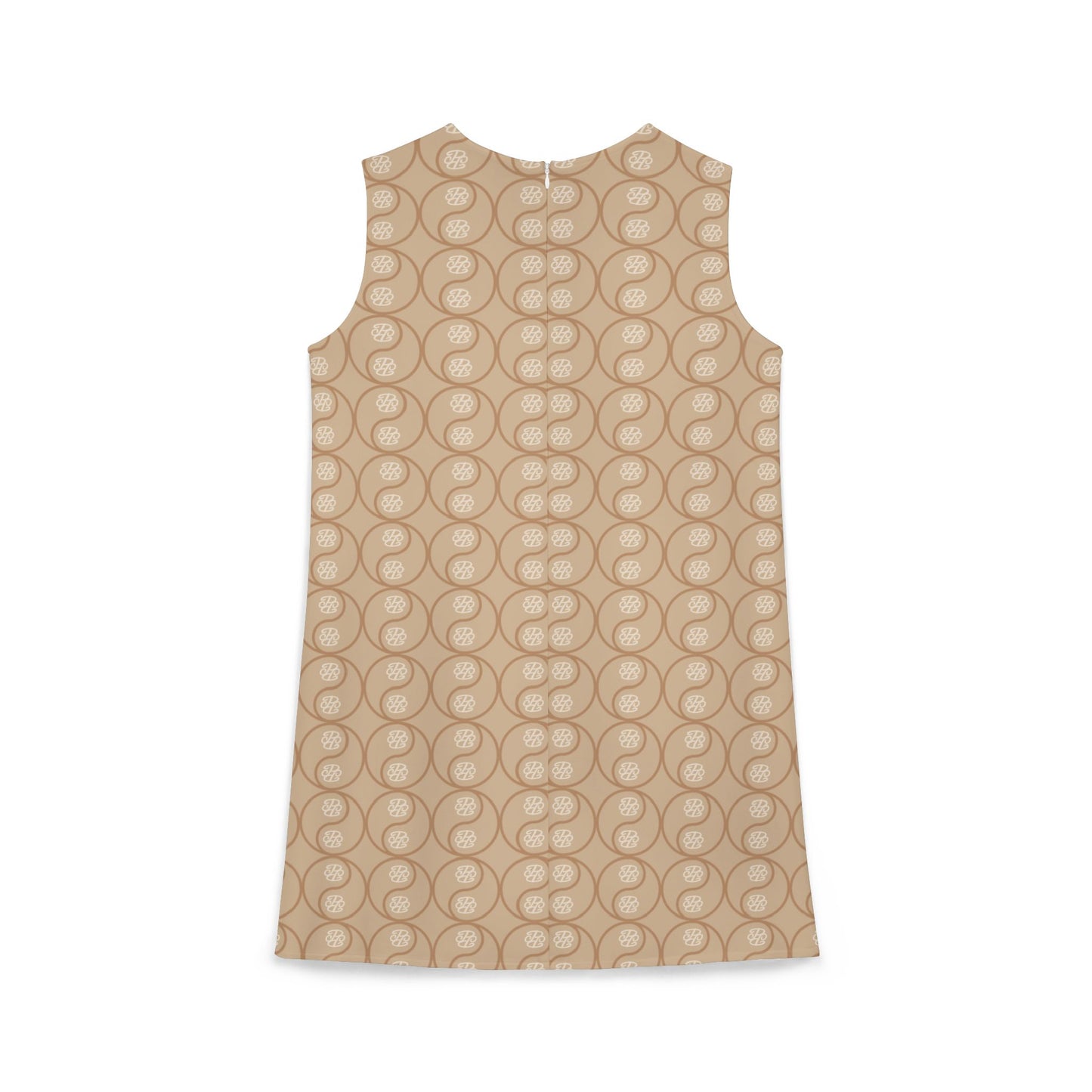 Phallacy Yin-Yang Designer A-line Sleeveless Dress