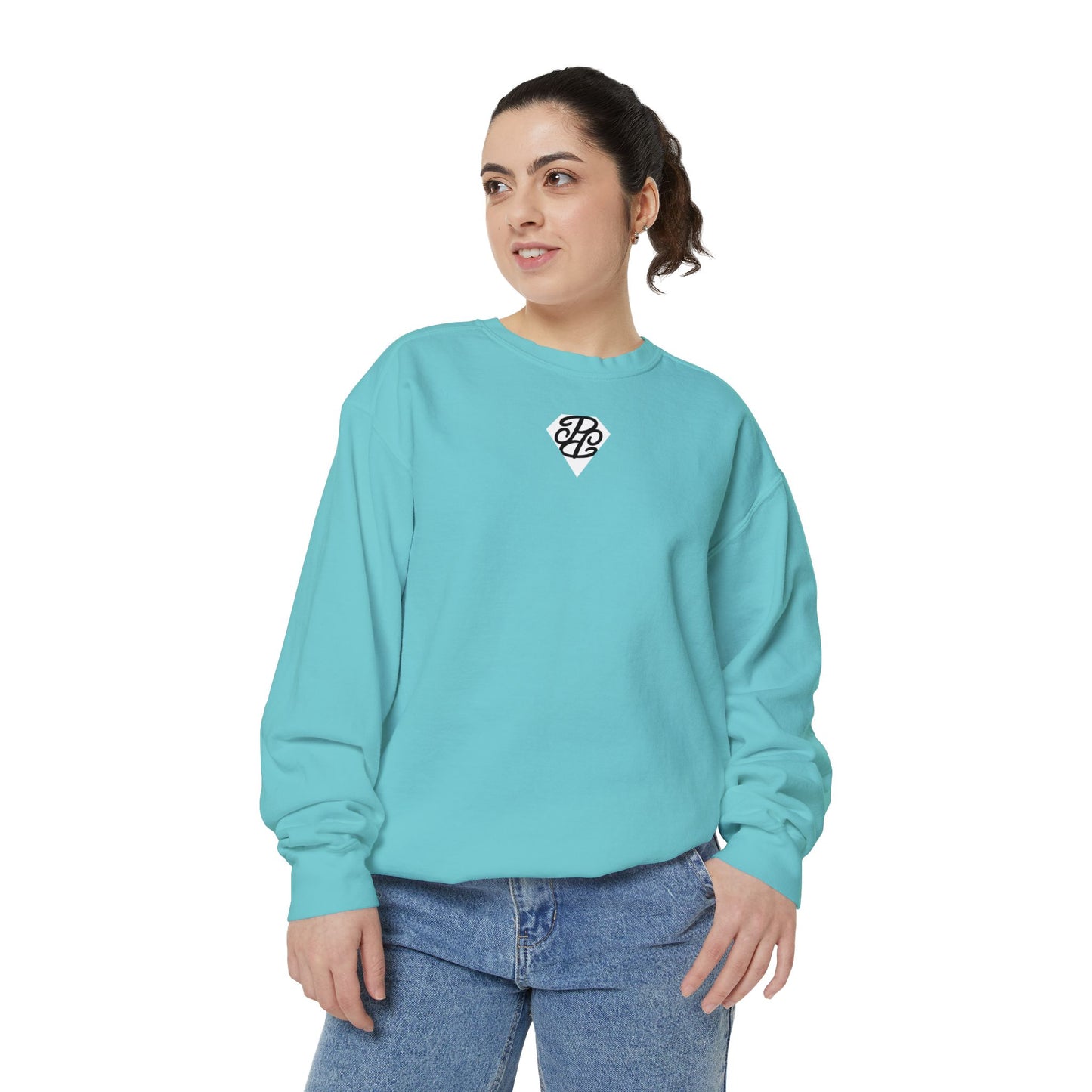 Phallacy Diamond Unisex Garment-Dyed Sweatshirt