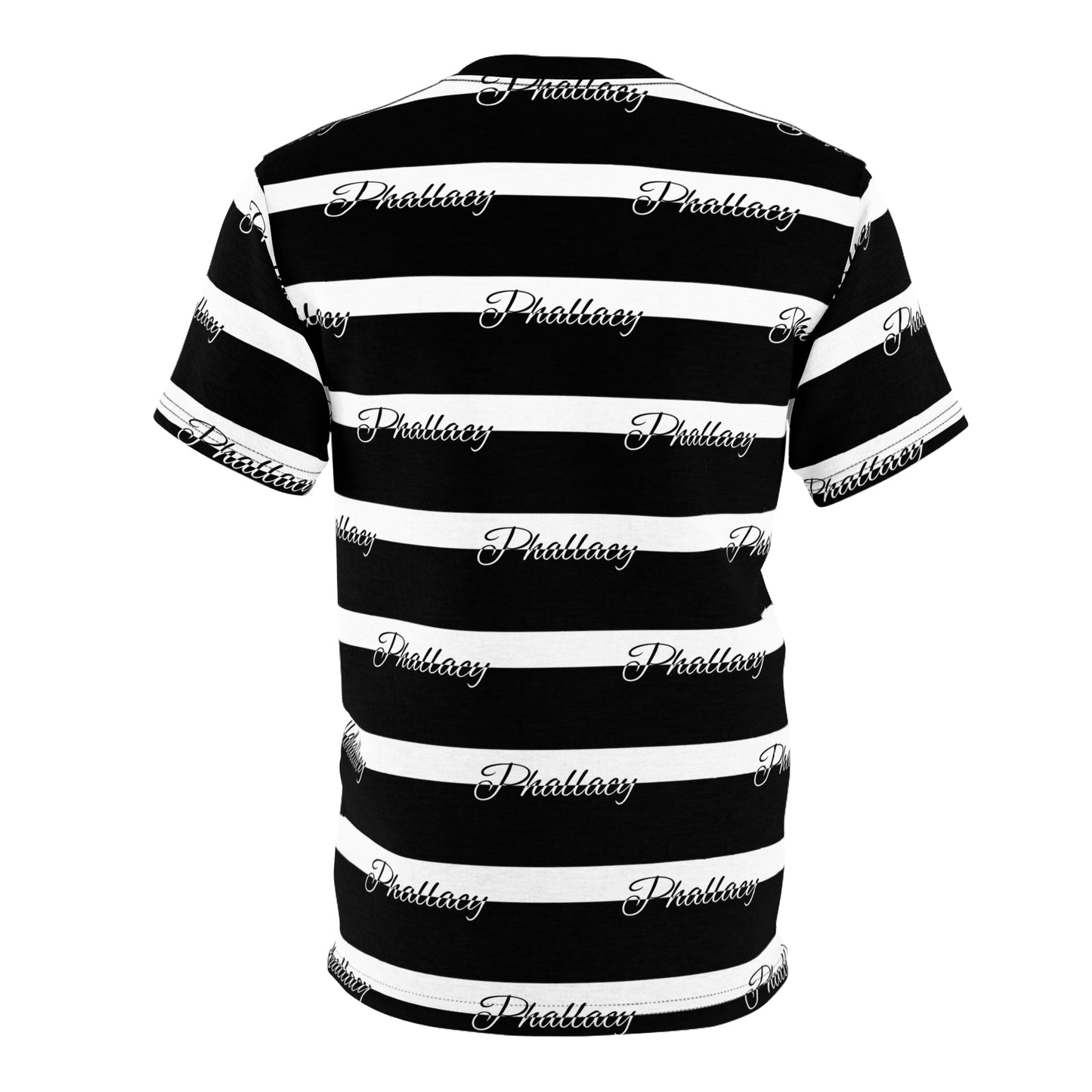 Phallacy Signature Striped Designer Men's Tee