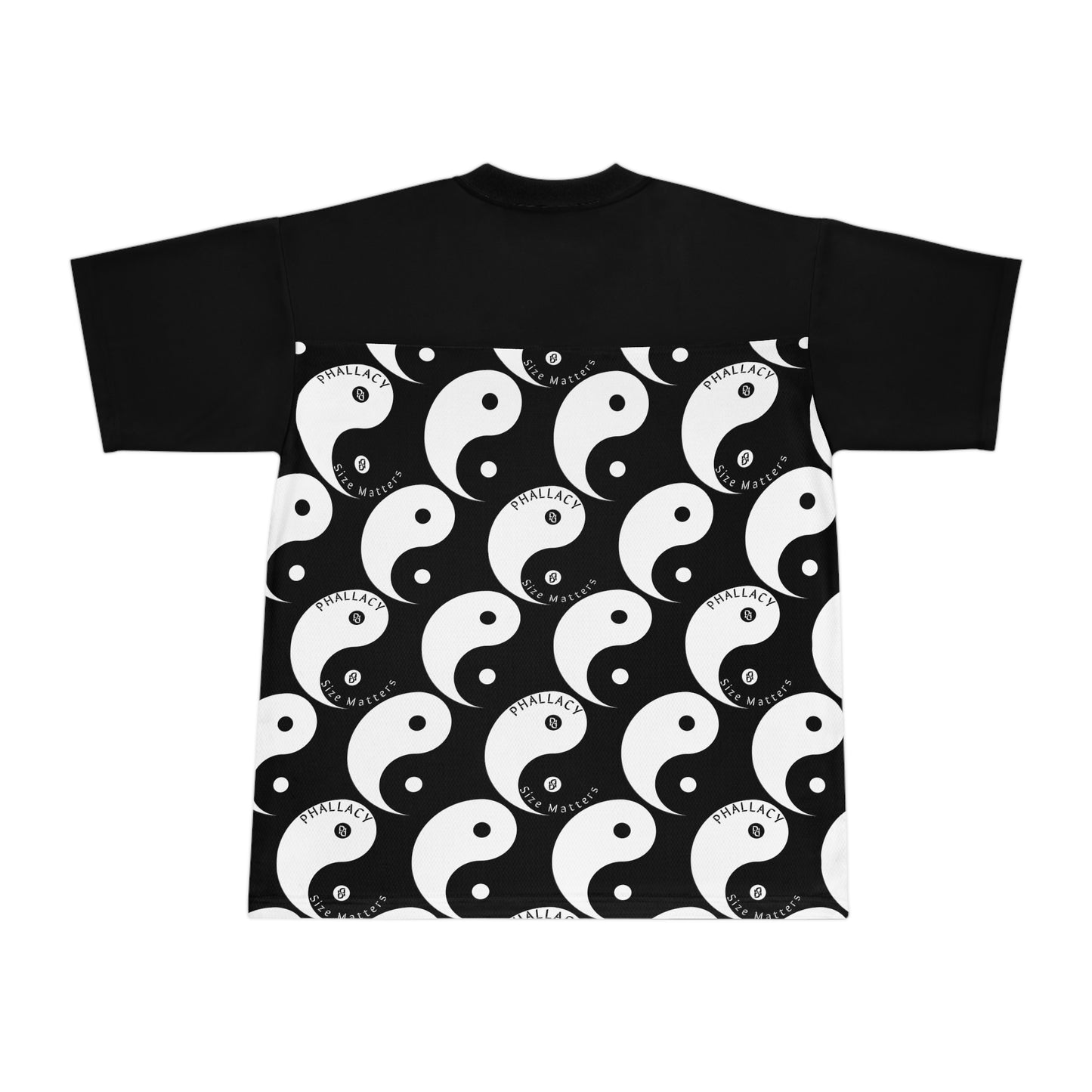 Phallacy Yin-Yang Designer Unisex Football Jersey